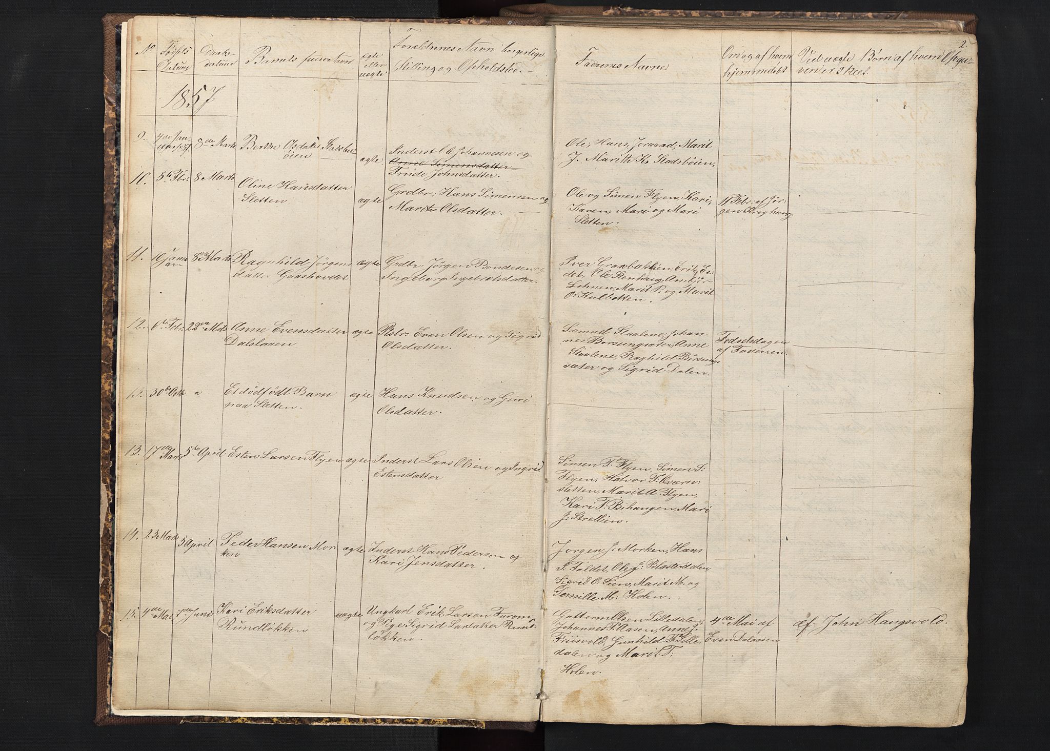 Alvdal prestekontor, SAH/PREST-060/H/Ha/Hab/L0001: Parish register (copy) no. 1, 1857-1893, p. 2