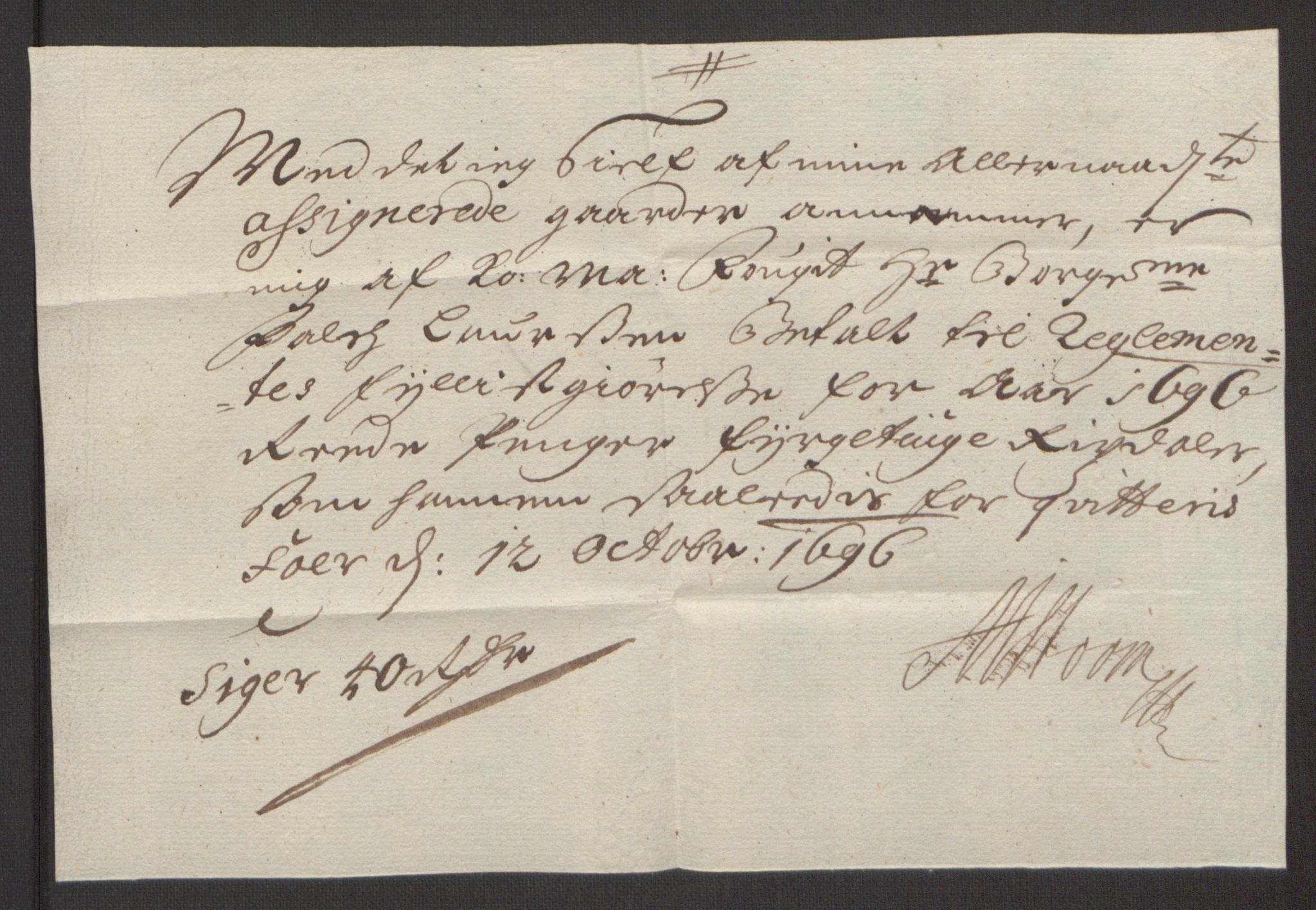 Rentekammeret inntil 1814, Reviderte regnskaper, Fogderegnskap, AV/RA-EA-4092/R48/L2976: Fogderegnskap Sunnhordland og Hardanger, 1695-1696, p. 376