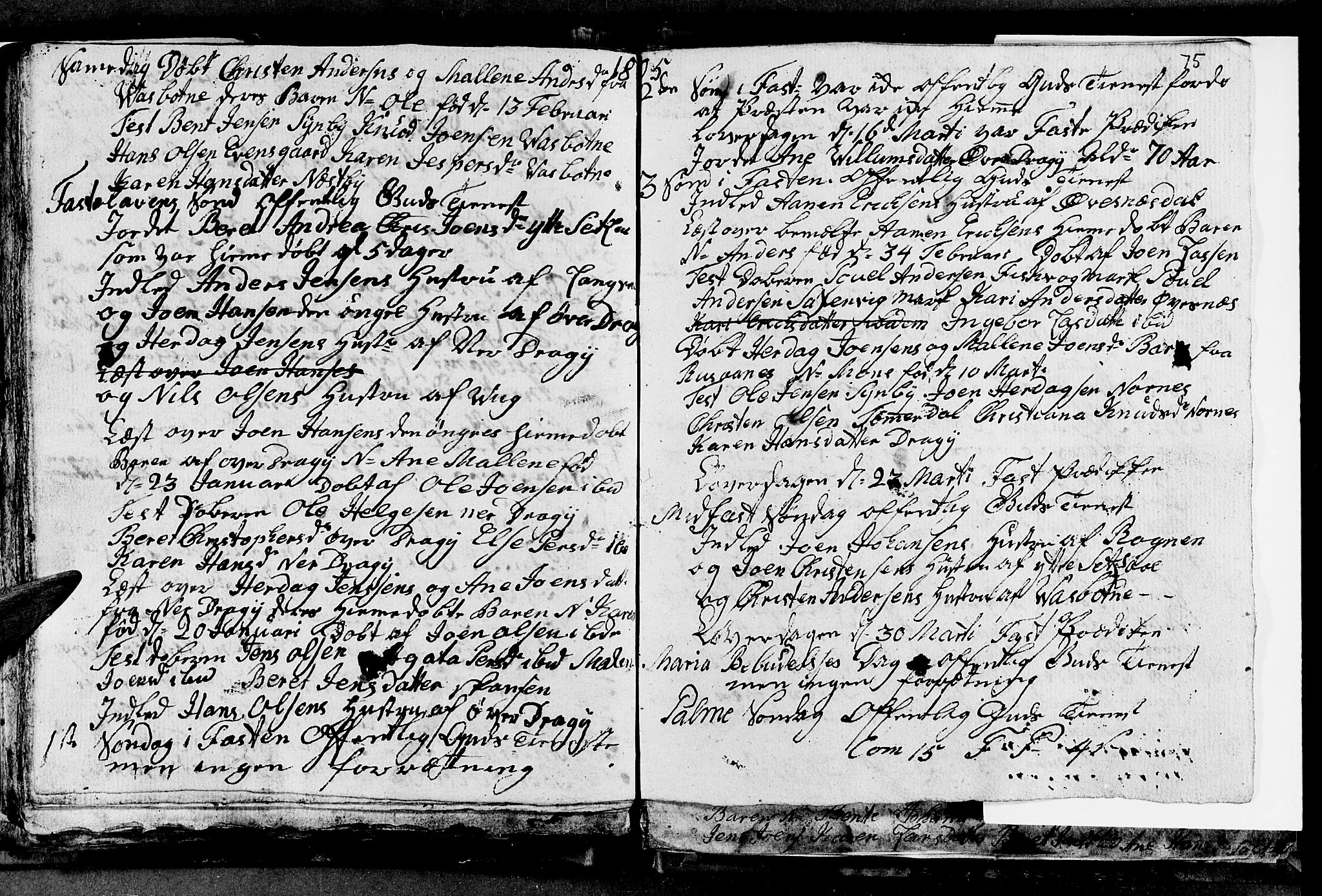 Ministerialprotokoller, klokkerbøker og fødselsregistre - Nordland, SAT/A-1459/847/L0674: Parish register (copy) no. 847C02, 1793-1807, p. 75