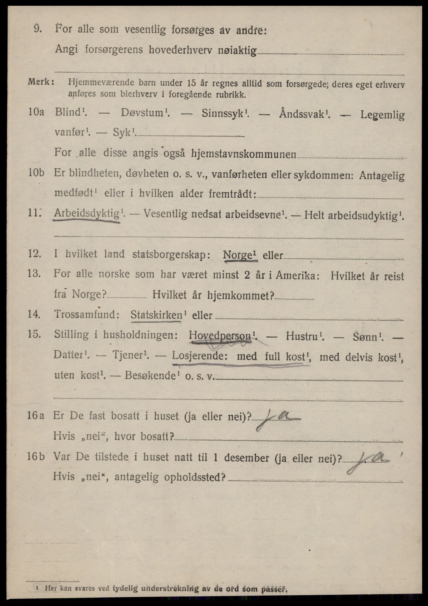 SAT, 1920 census for Sunnylven, 1920, p. 1679