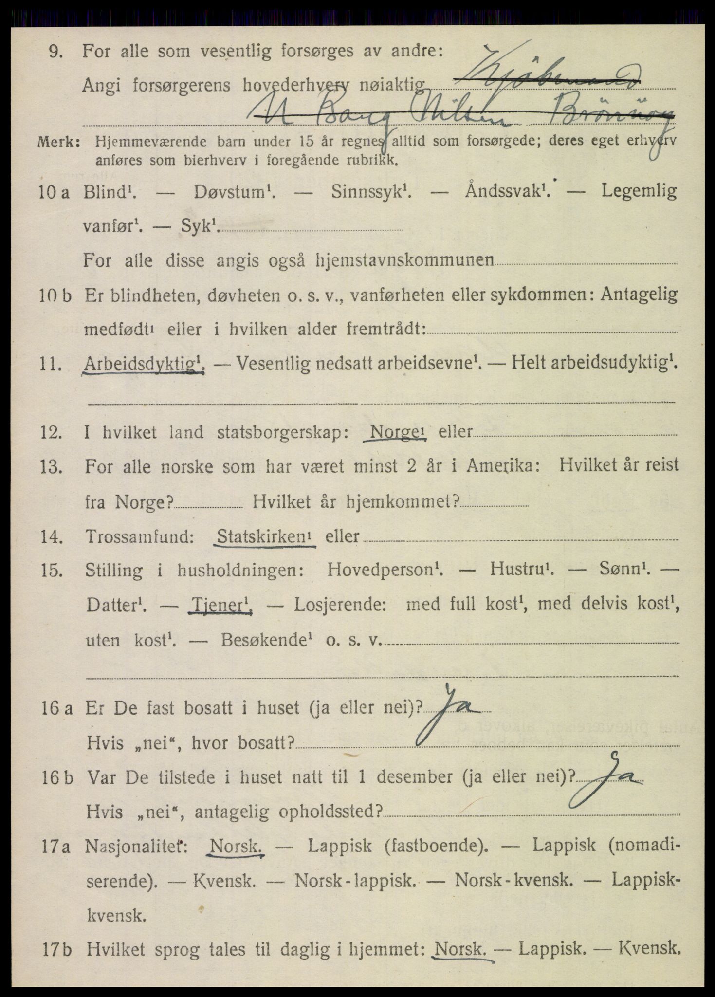 SAT, 1920 census for Vega, 1920, p. 3386