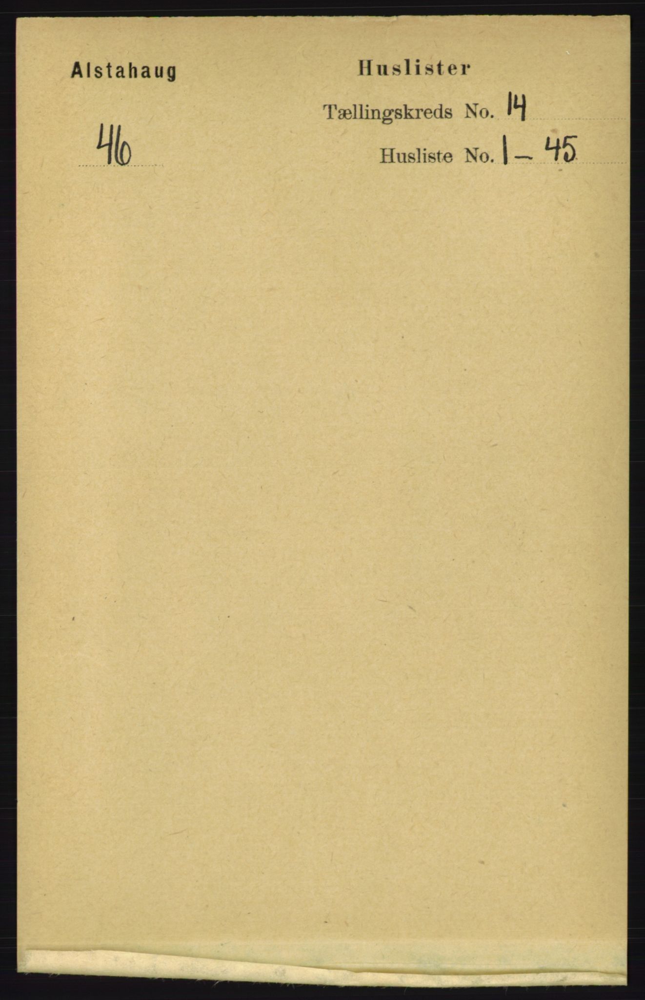RA, 1891 census for 1820 Alstahaug, 1891, p. 4886