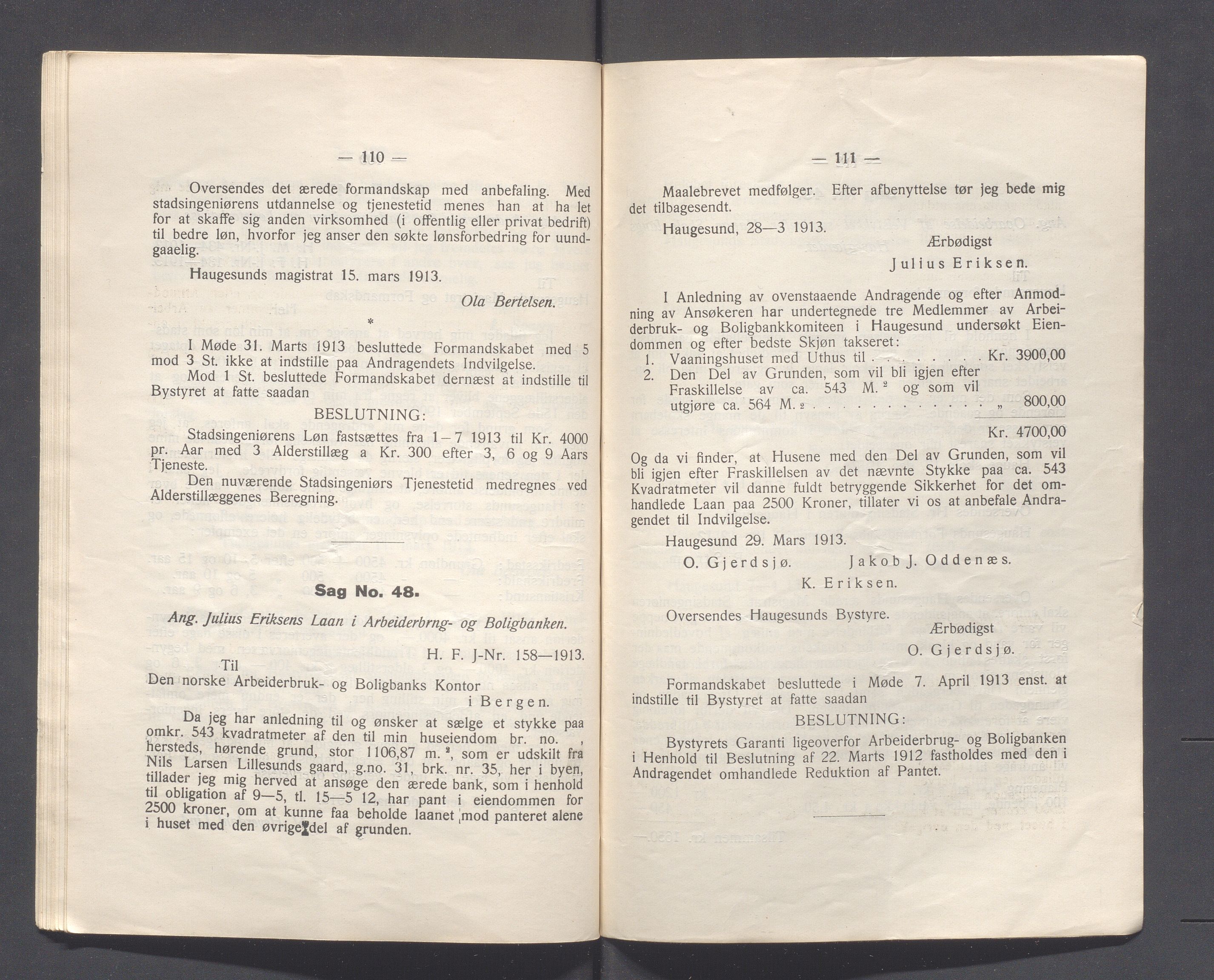 Haugesund kommune - Formannskapet og Bystyret, IKAR/A-740/A/Abb/L0002: Bystyreforhandlinger, 1908-1917, p. 487