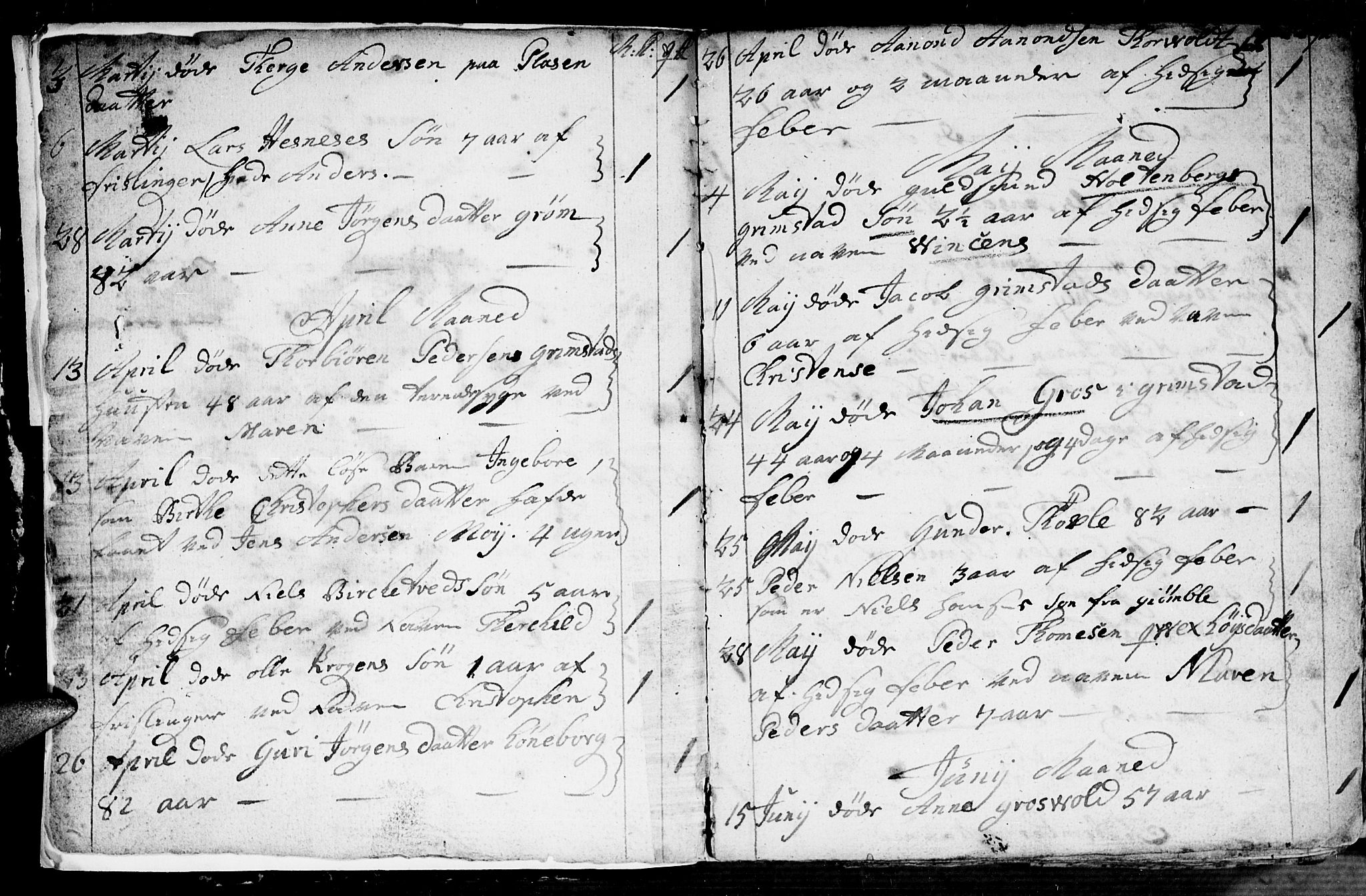 Fjære sokneprestkontor, AV/SAK-1111-0011/F/Fb/L0004: Parish register (copy) no. B 4, 1766-1785, p. 2