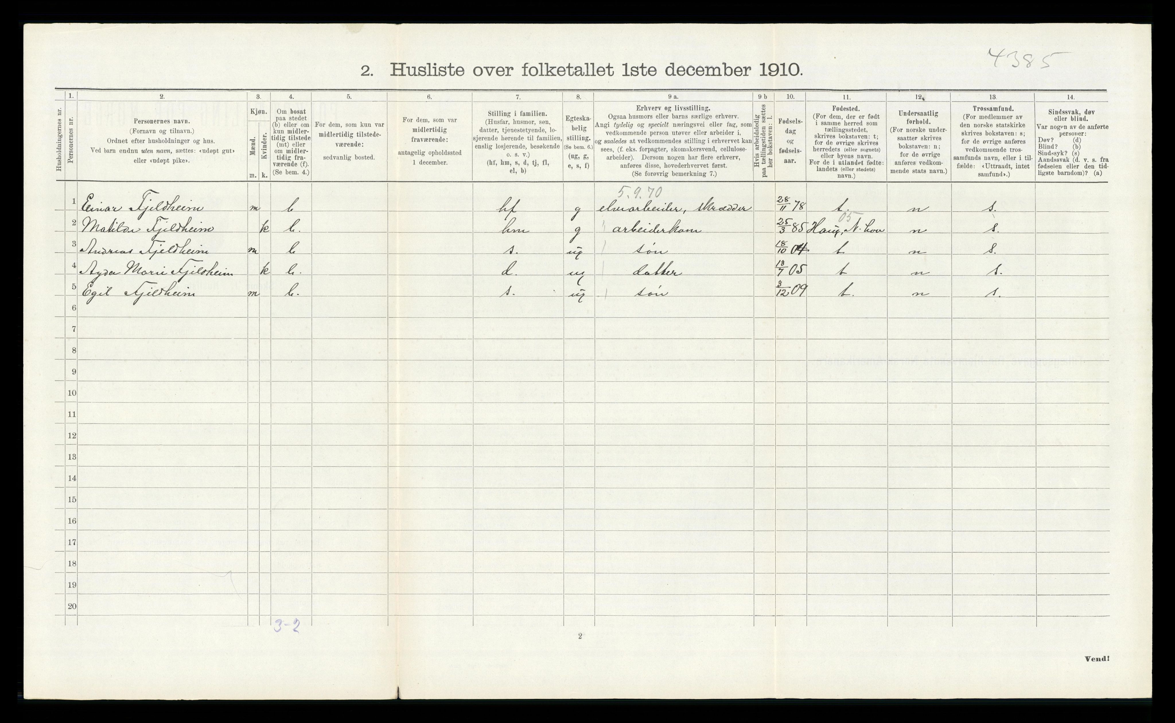 RA, 1910 census for Ådal, 1910, p. 180