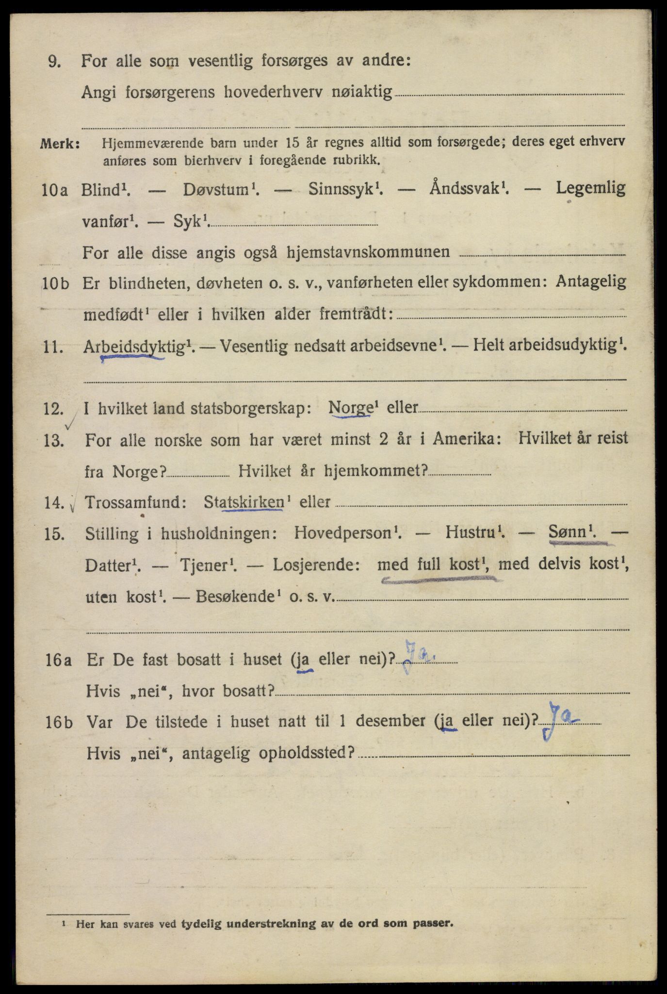 SAO, 1920 census for Kristiania, 1920, p. 409666