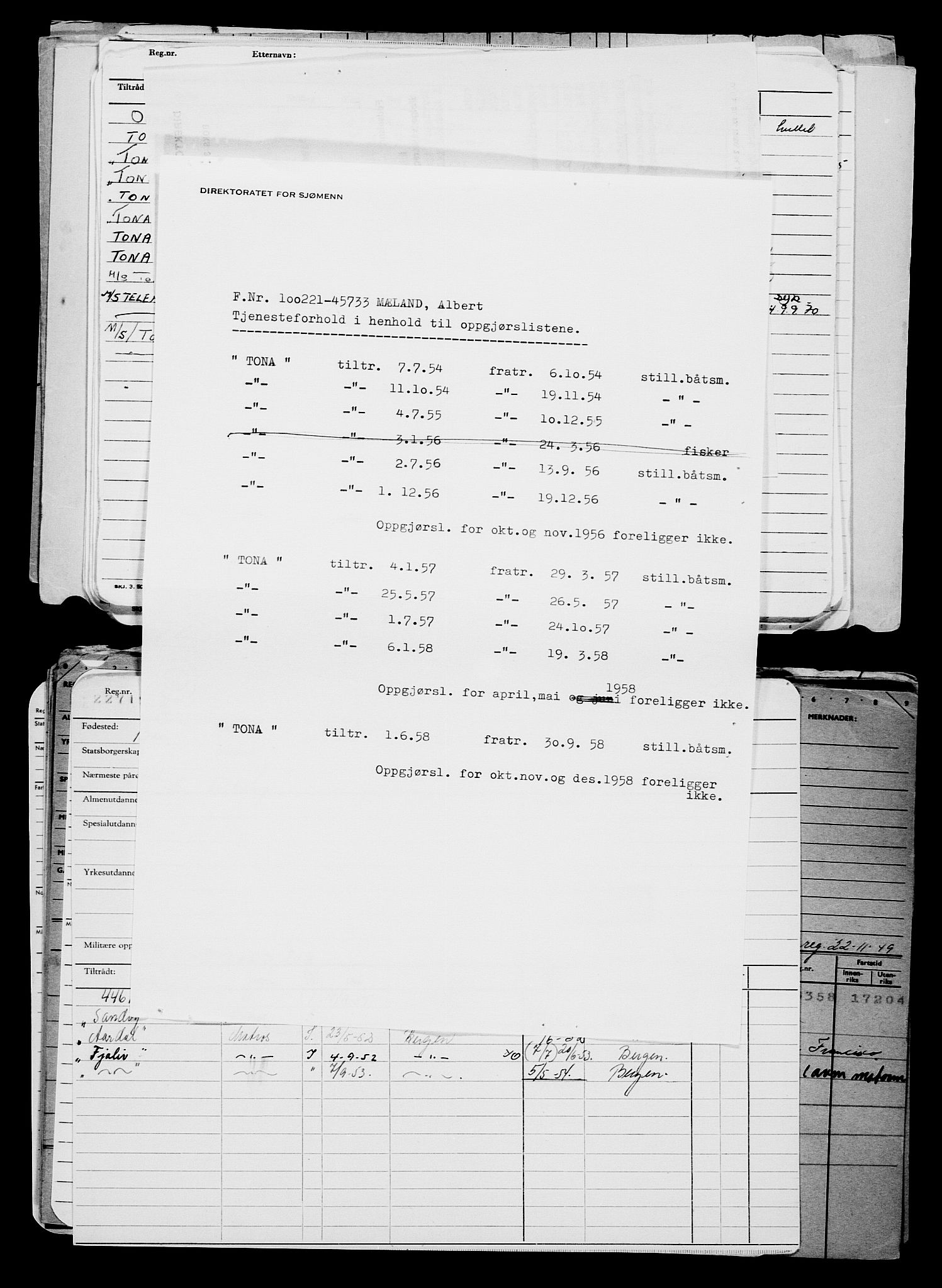 Direktoratet for sjømenn, AV/RA-S-3545/G/Gb/L0190: Hovedkort, 1921, p. 267