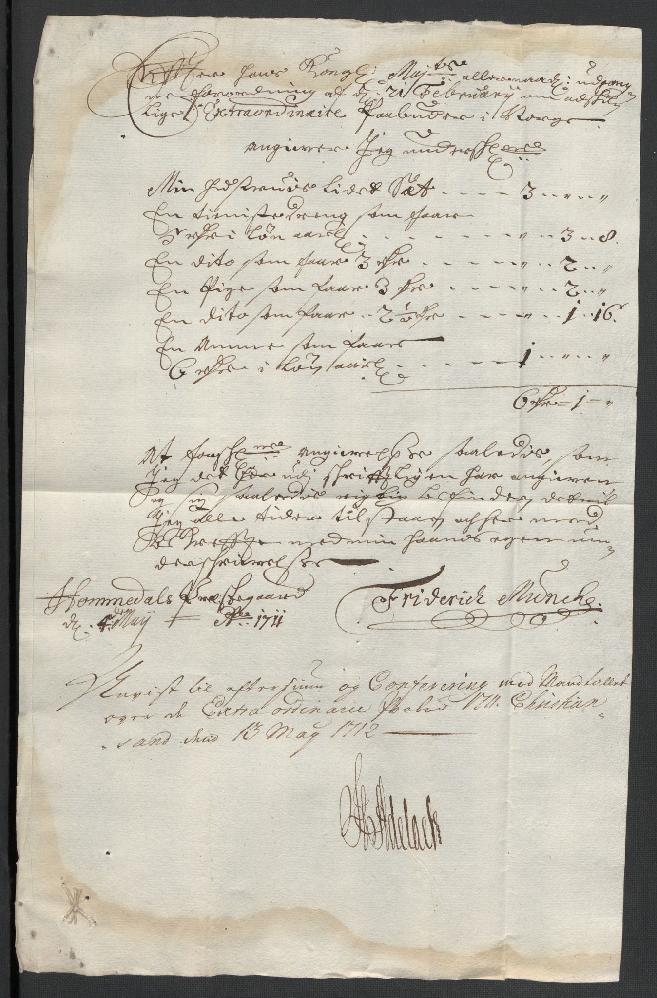 Rentekammeret inntil 1814, Reviderte regnskaper, Fogderegnskap, AV/RA-EA-4092/R39/L2319: Fogderegnskap Nedenes, 1710-1711, p. 489