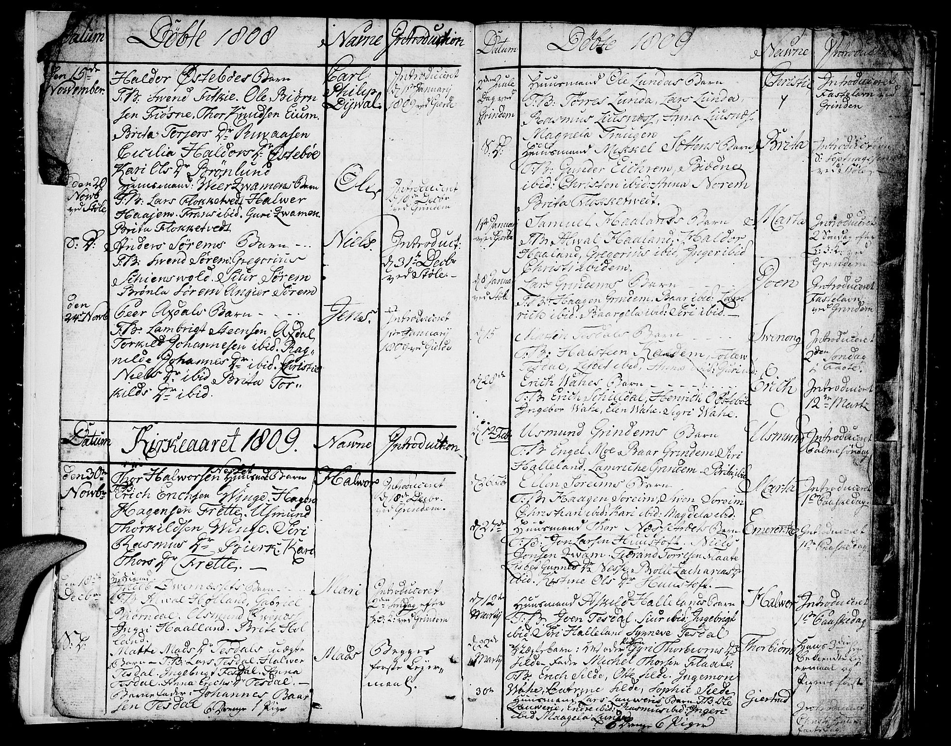 Etne sokneprestembete, AV/SAB-A-75001/H/Haa: Parish register (official) no. A 5, 1808-1817