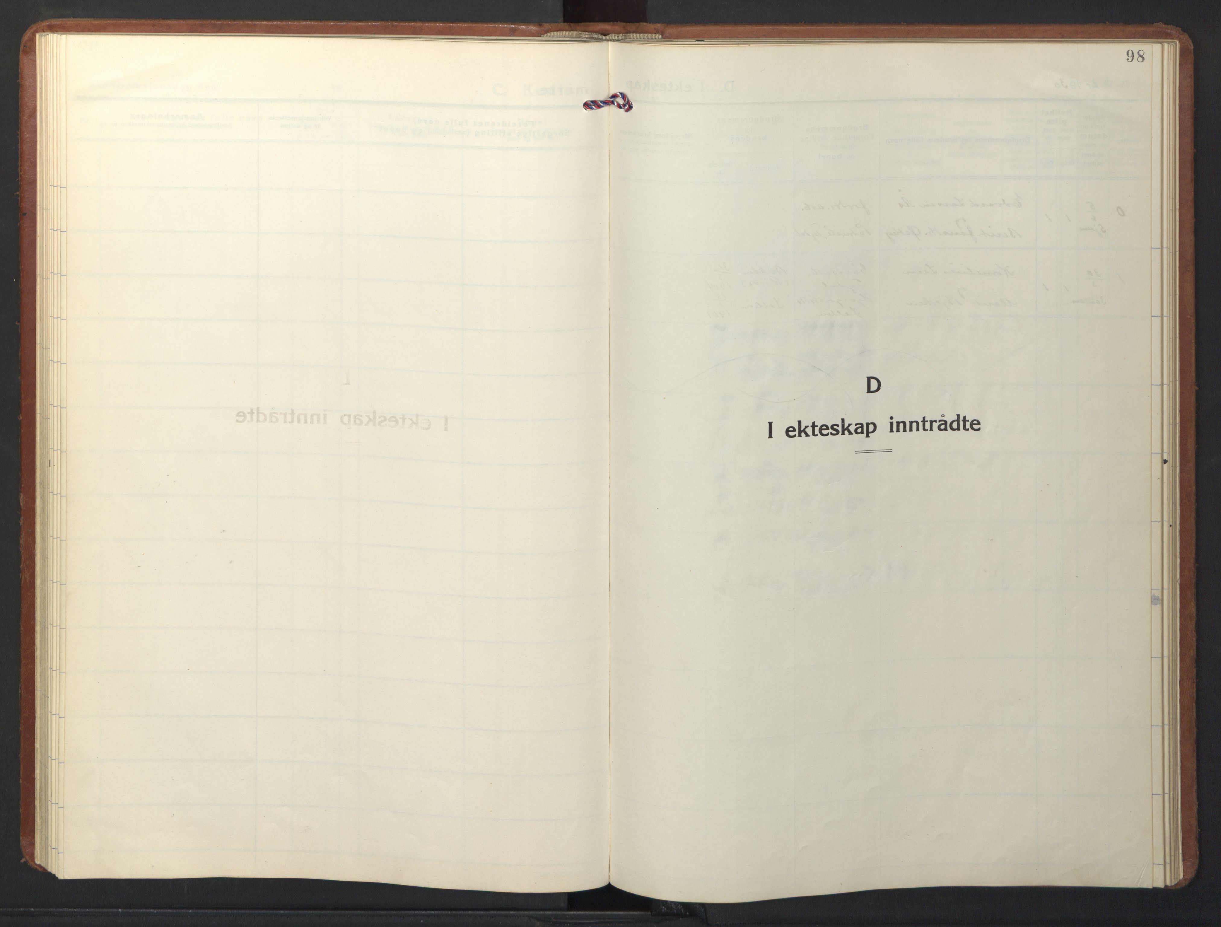 Ministerialprotokoller, klokkerbøker og fødselsregistre - Sør-Trøndelag, SAT/A-1456/698/L1169: Parish register (copy) no. 698C06, 1930-1949, p. 98