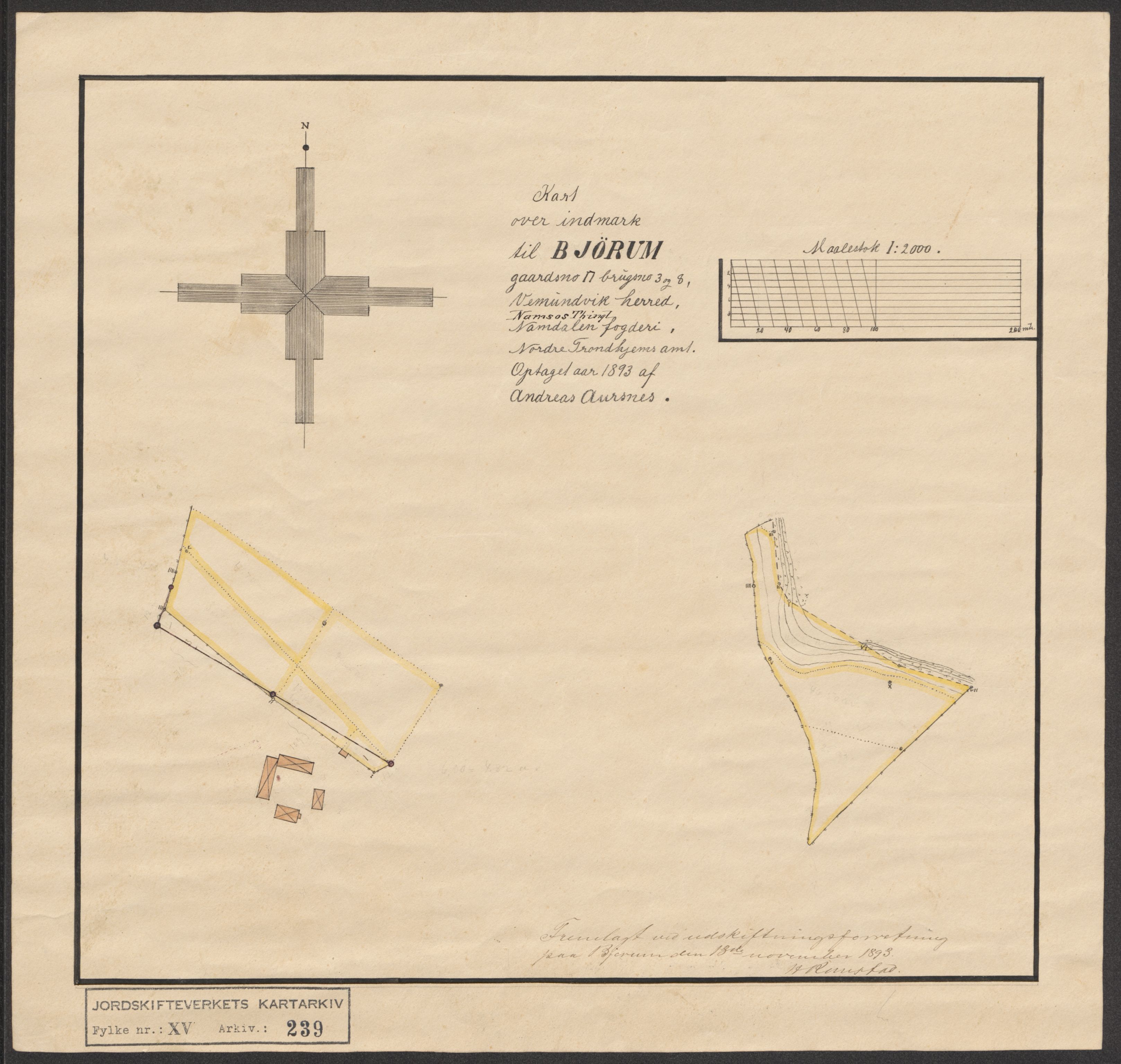 Jordskifteverkets kartarkiv, AV/RA-S-3929/T, 1859-1988, p. 310