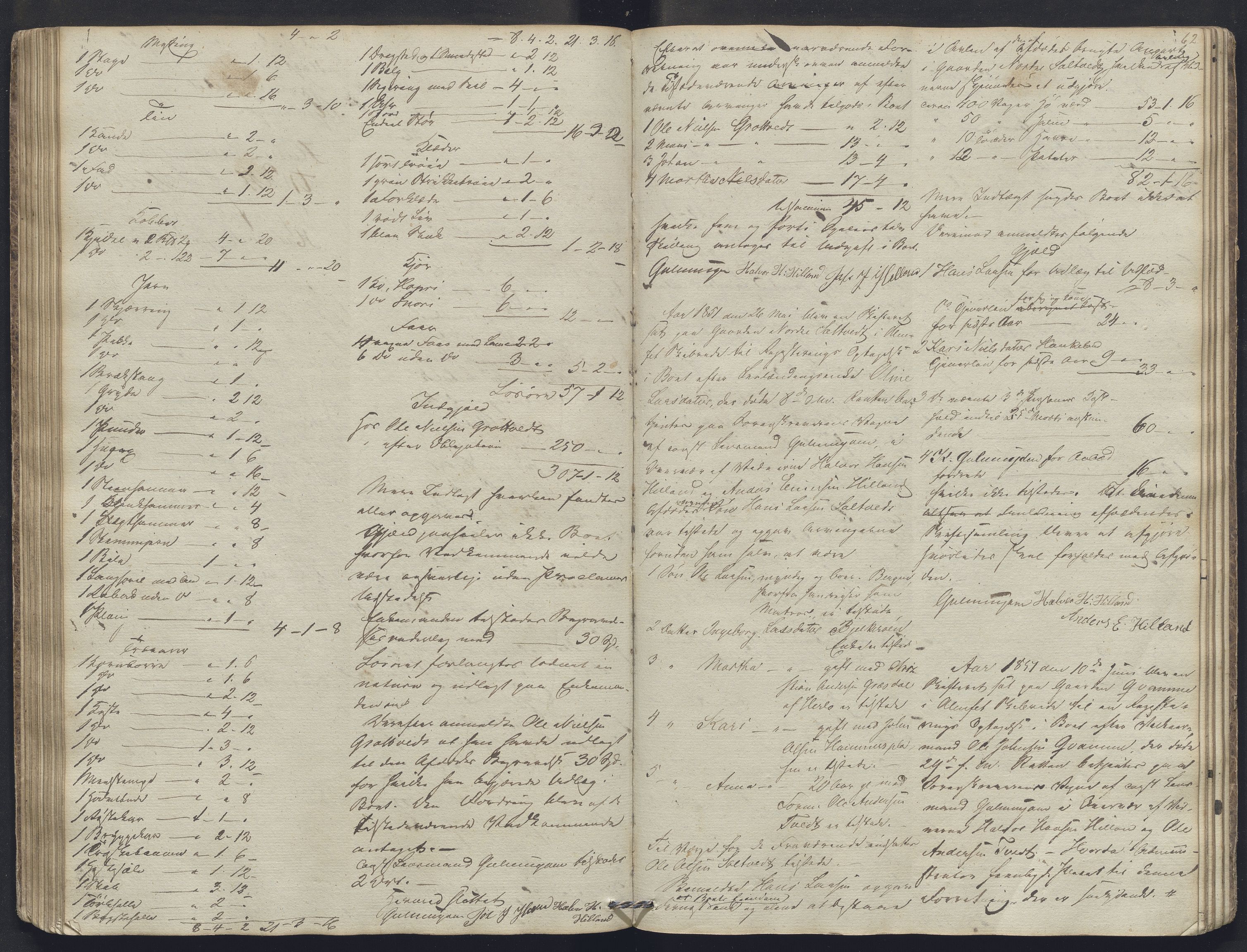 Nordhordland sorenskrivar, SAB/A-2901/1/H/Hb/L0003: Registreringsprotokollar, 1846-1852, p. 62