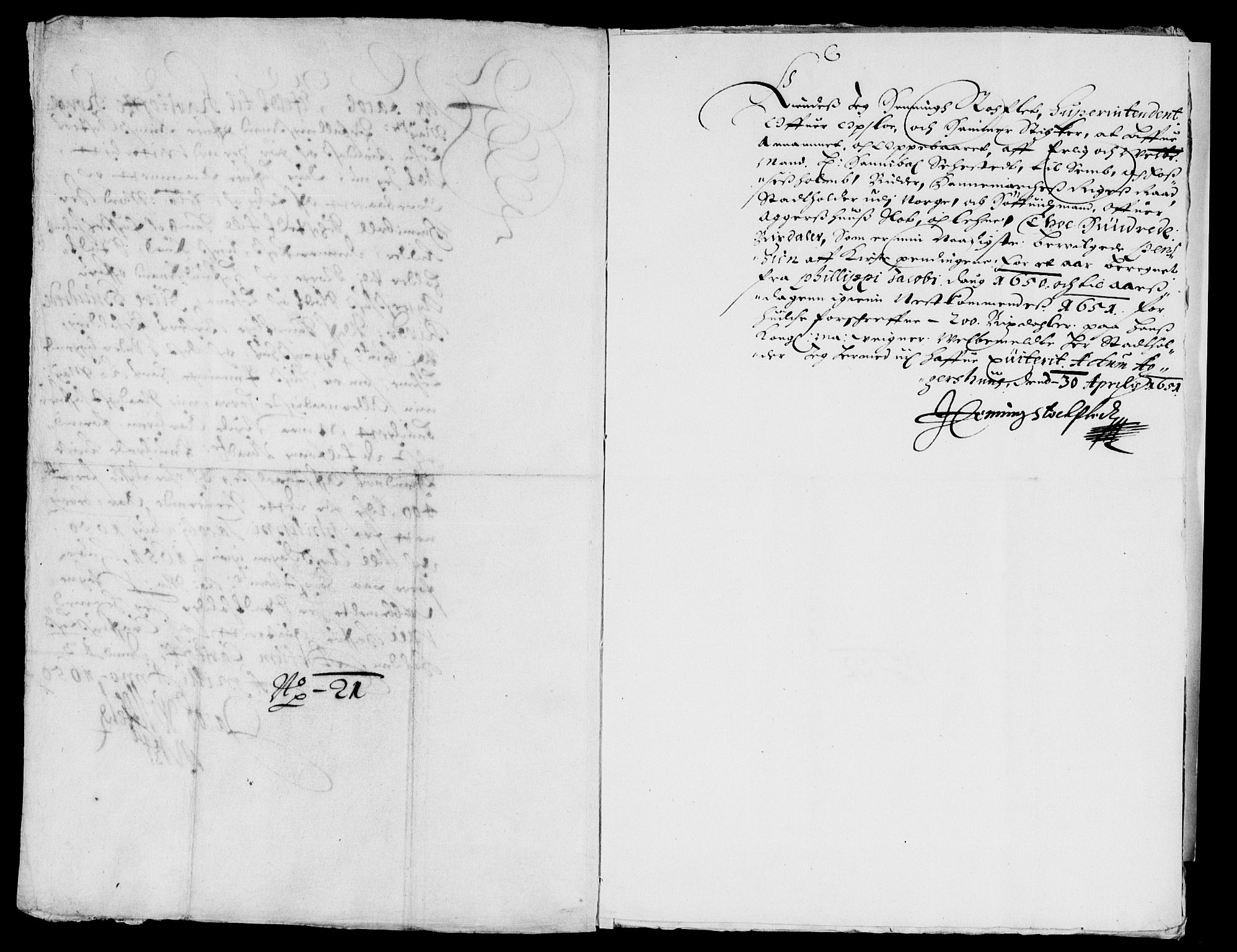 Rentekammeret inntil 1814, Reviderte regnskaper, Lensregnskaper, AV/RA-EA-5023/R/Rb/Rba/L0204: Akershus len, 1642-1651