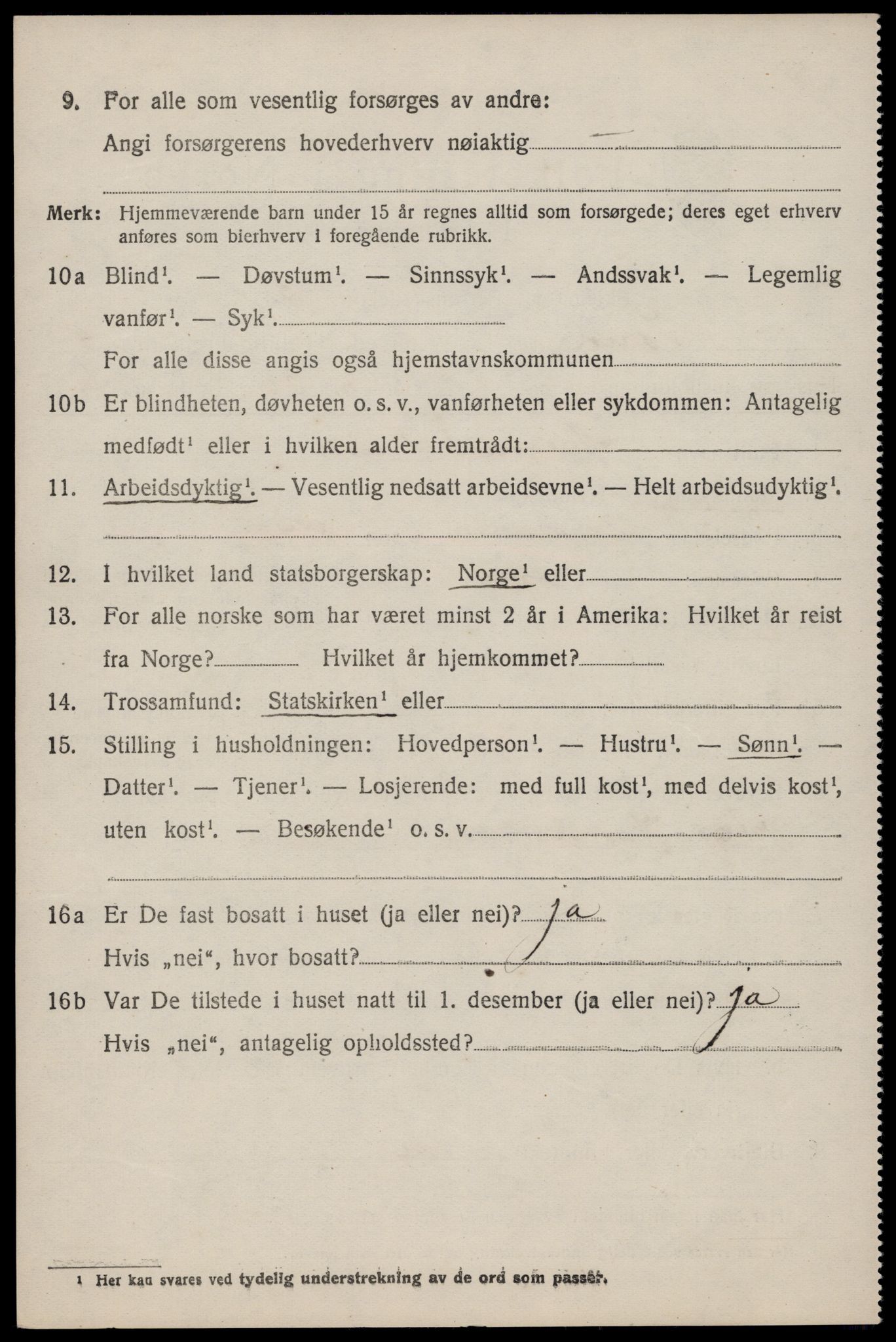 SAST, 1920 census for Sand, 1920, p. 1892