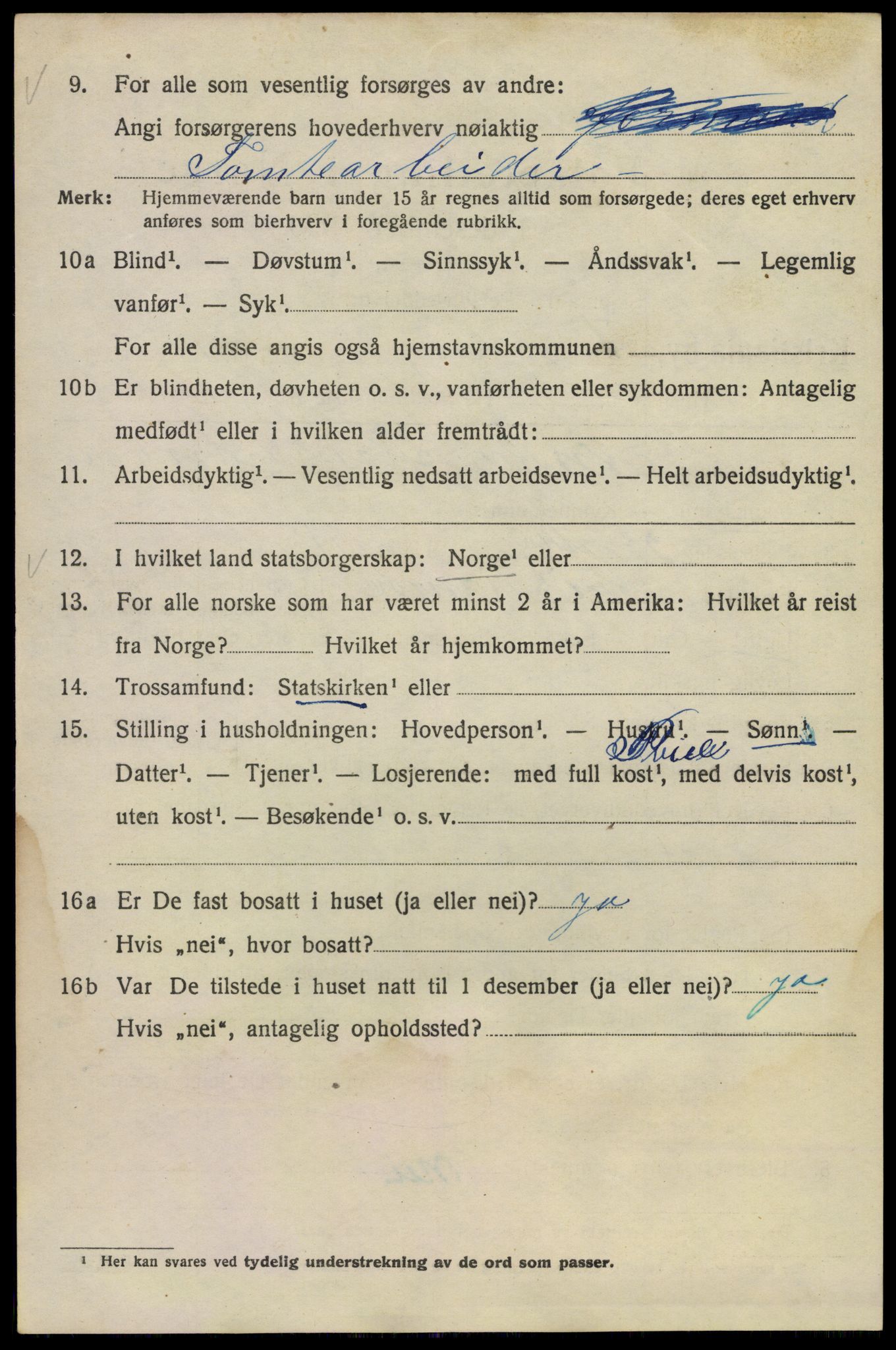 SAO, 1920 census for Kristiania, 1920, p. 592490