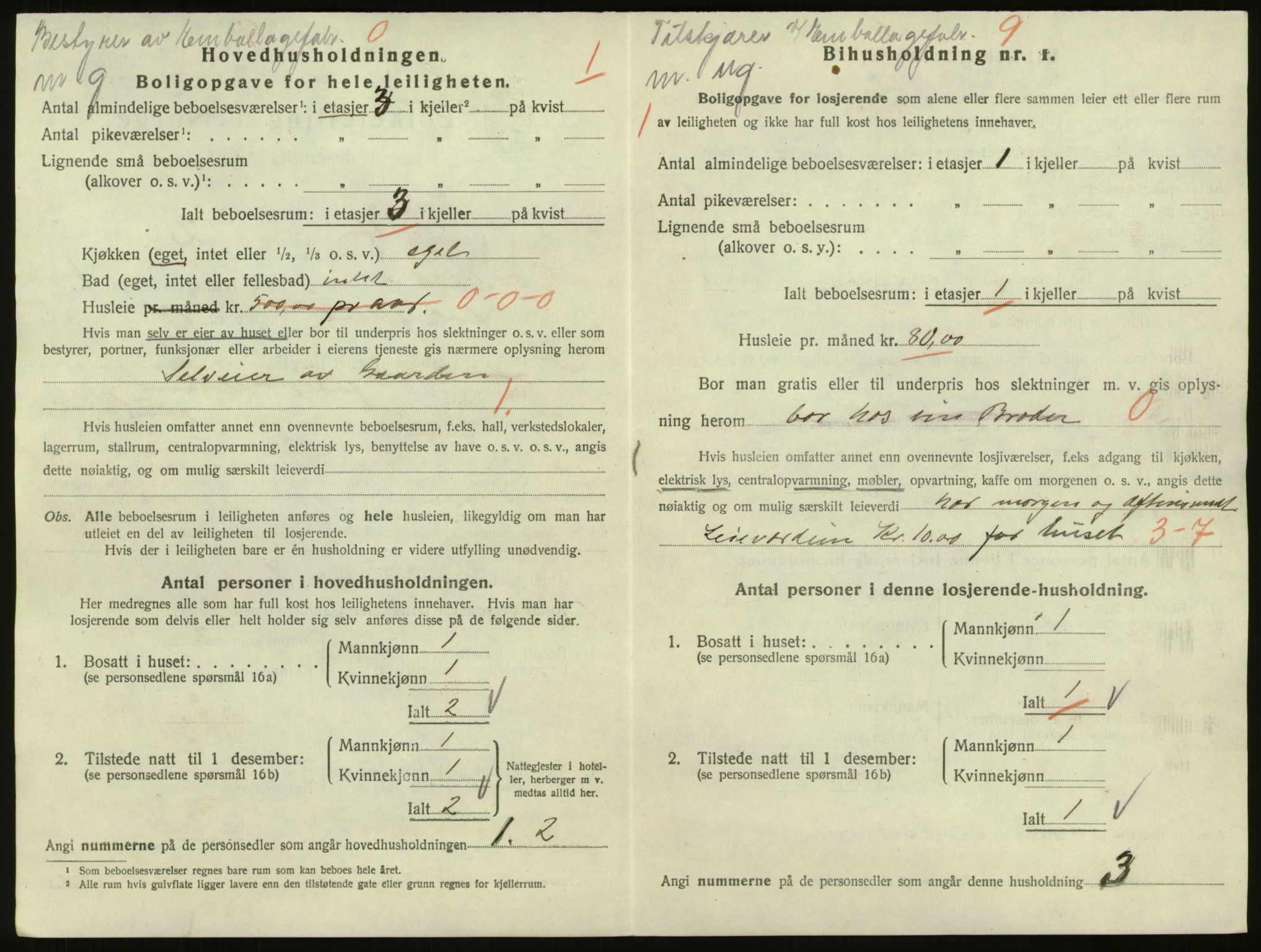 SAO, 1920 census for Fredrikshald, 1920, p. 2132