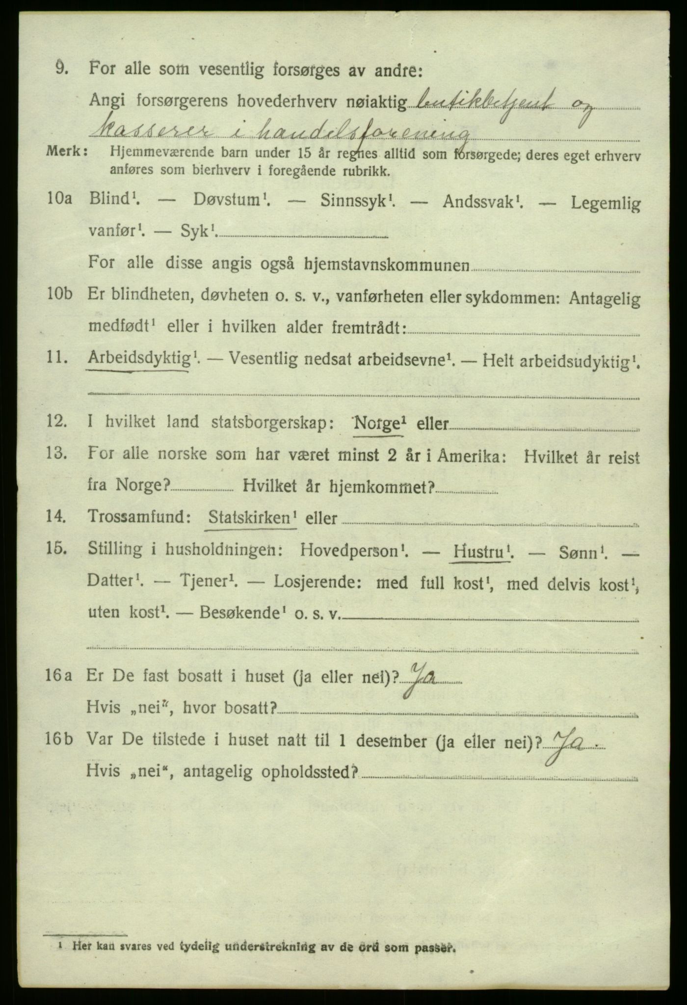 SAB, 1920 census for Fana, 1920, p. 23812