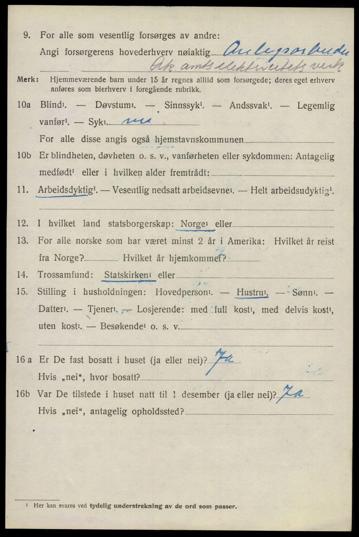 SAO, 1920 census for Sørum, 1920, p. 2098