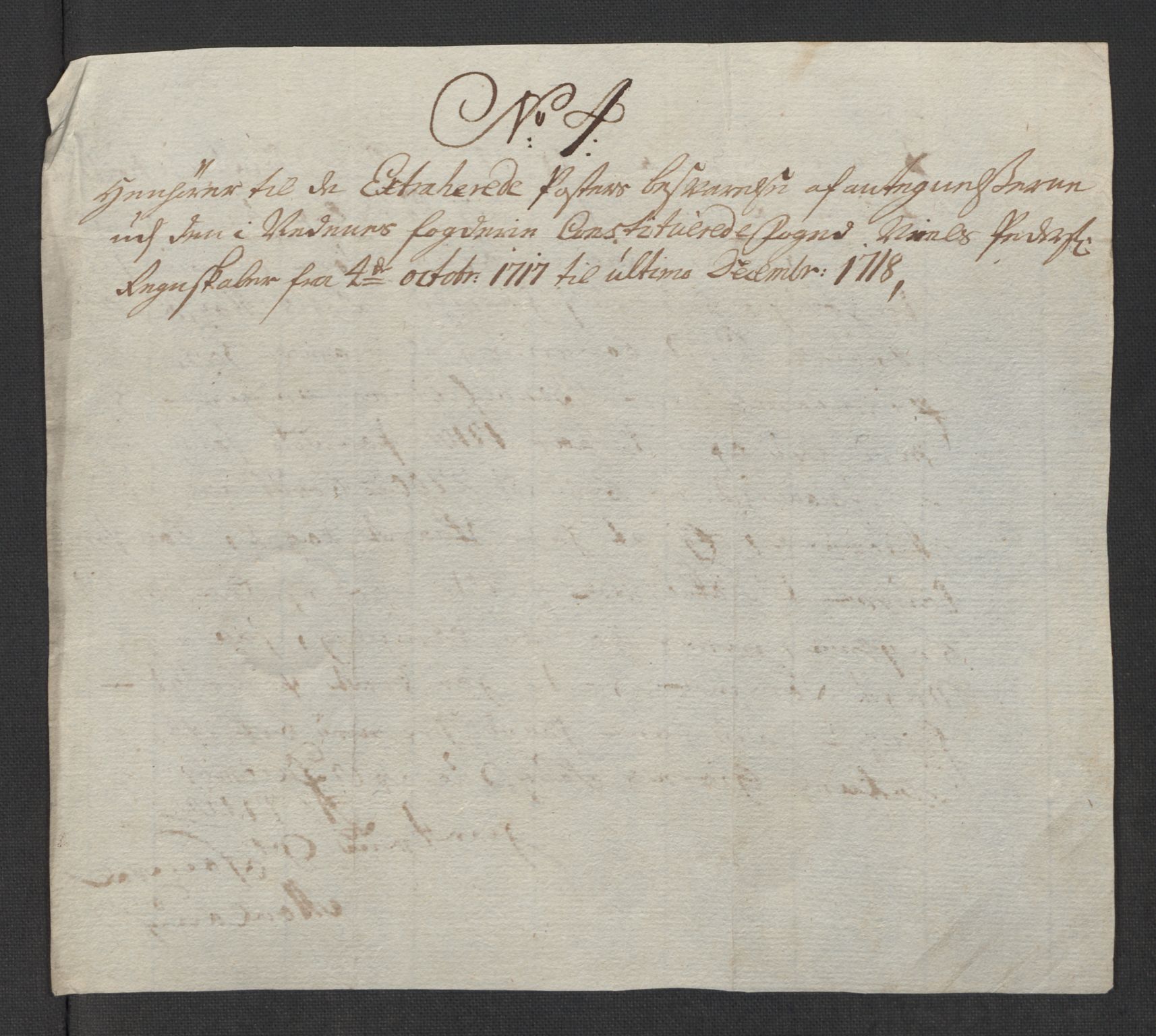 Rentekammeret inntil 1814, Reviderte regnskaper, Fogderegnskap, AV/RA-EA-4092/R39/L2328: Fogderegnskap Nedenes, 1718, p. 425