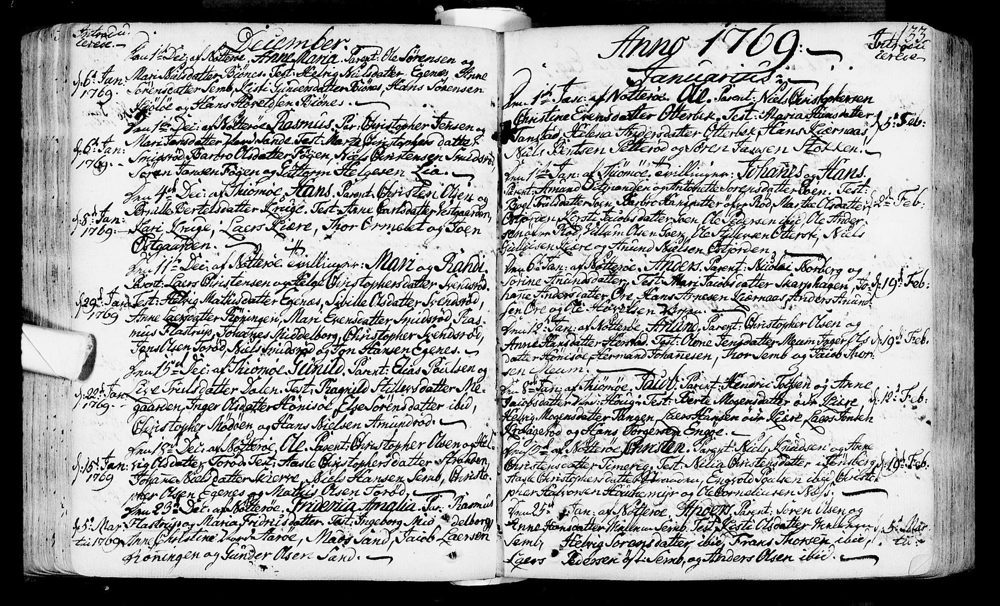 Nøtterøy kirkebøker, SAKO/A-354/F/Fa/L0002: Parish register (official) no. I 2, 1738-1790, p. 133