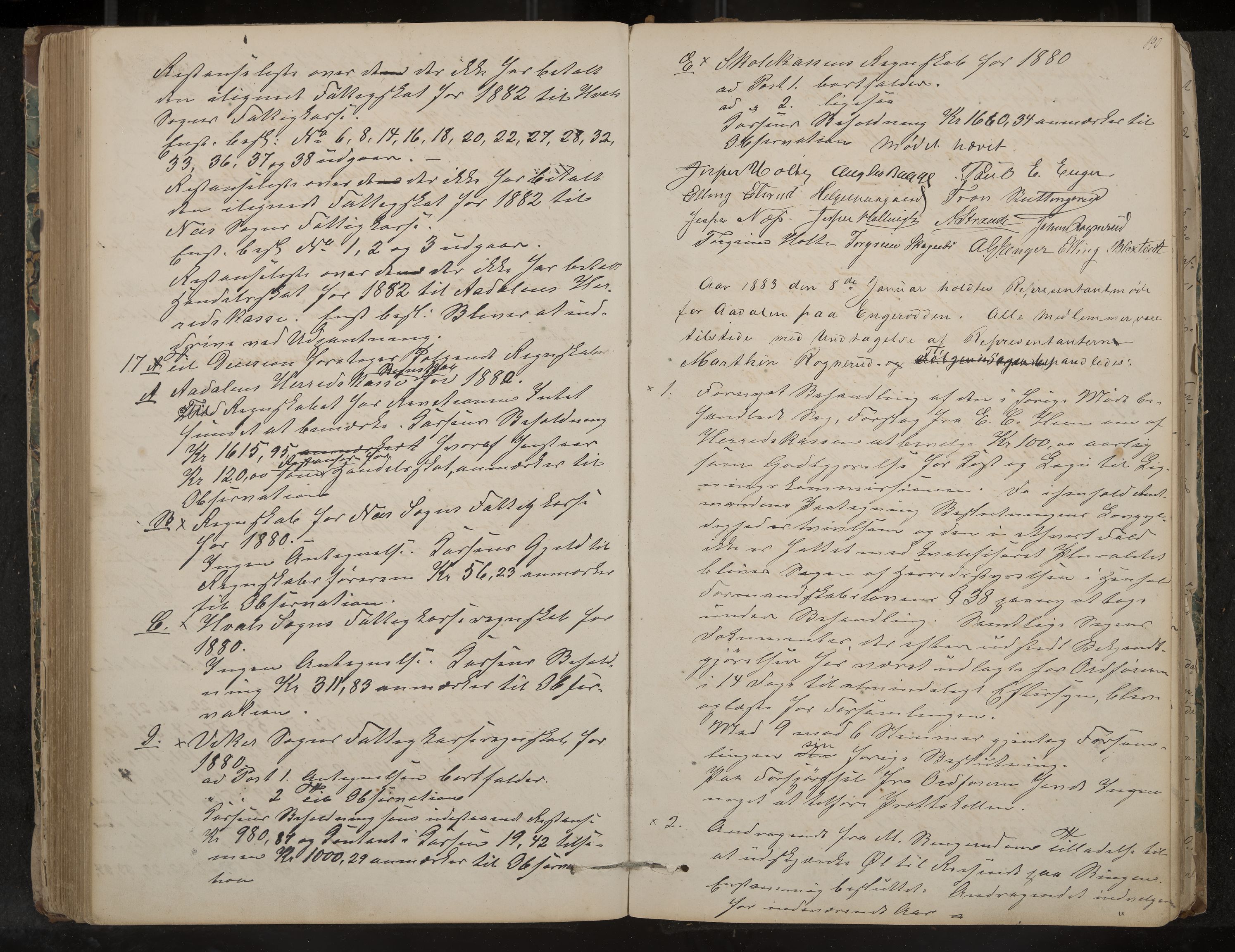 Ådal formannskap og sentraladministrasjon, IKAK/0614021/A/Aa/L0001: Møtebok, 1858-1891, p. 190