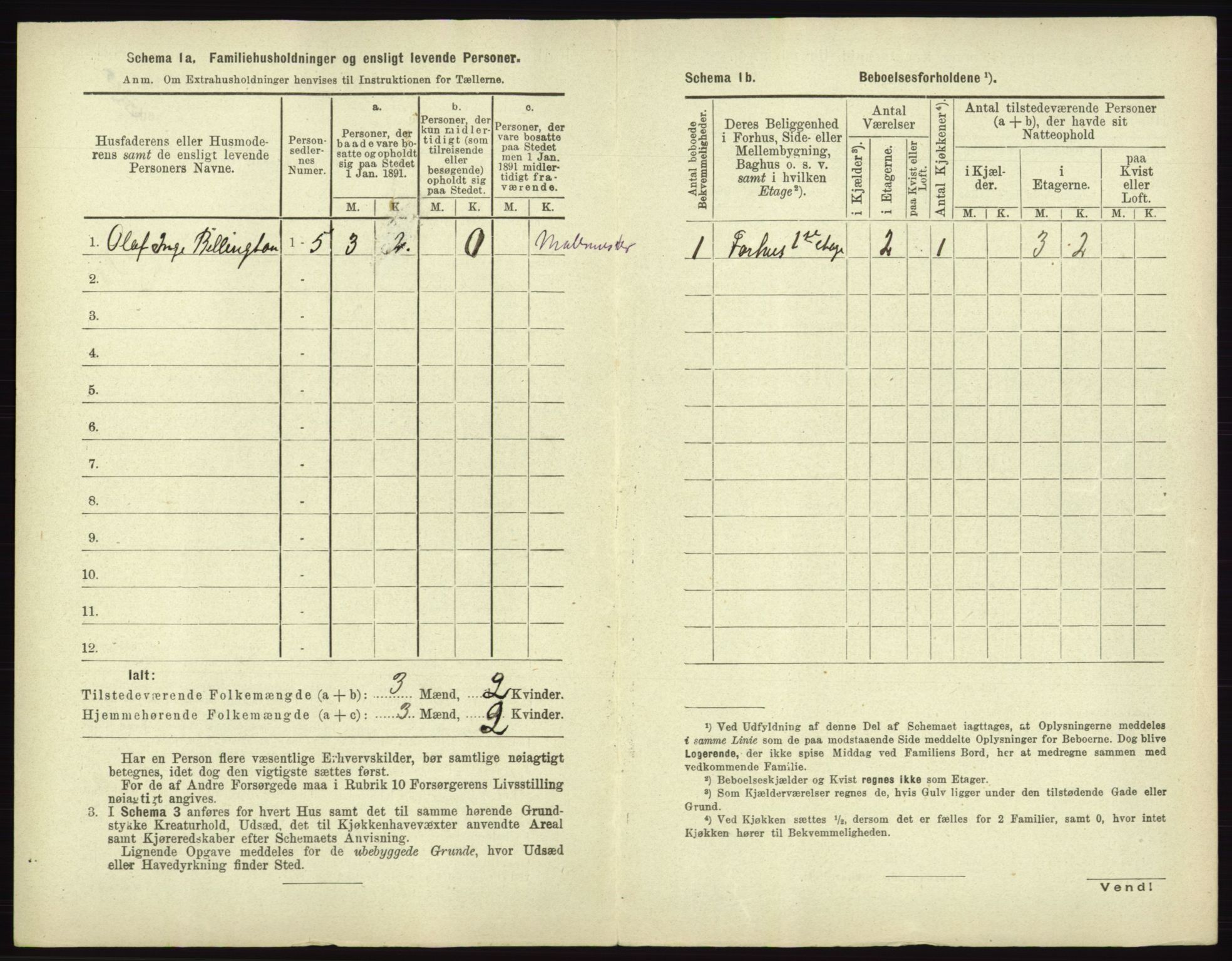 RA, 1891 census for 0101 Fredrikshald, 1891, p. 1241