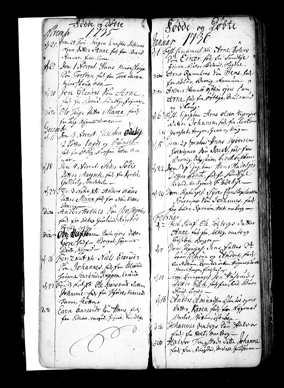 Enebakk prestekontor Kirkebøker, SAO/A-10171c/F/Fa/L0001: Parish register (official) no. I 1, 1719-1754