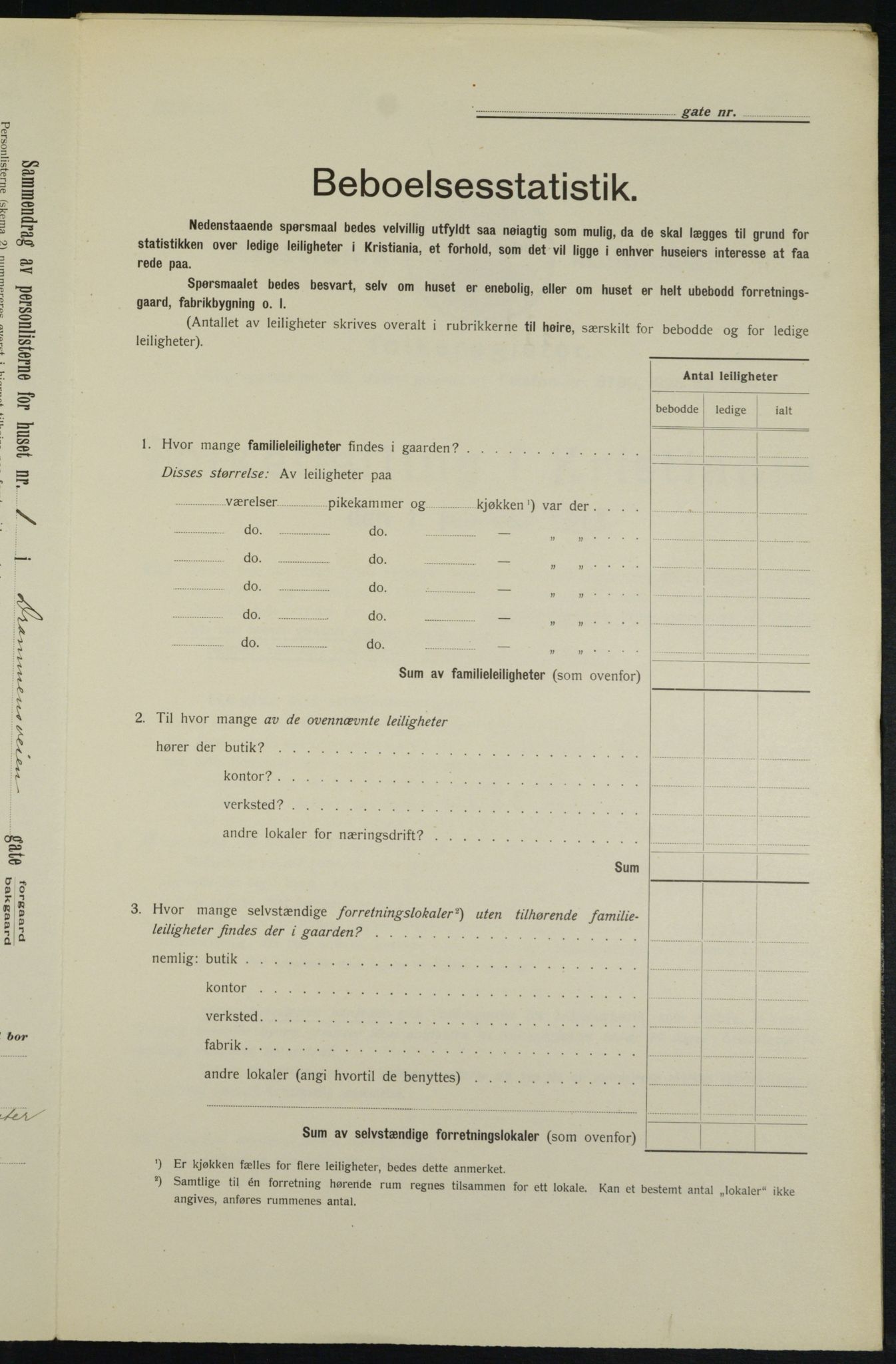 OBA, Municipal Census 1913 for Kristiania, 1913, p. 16296