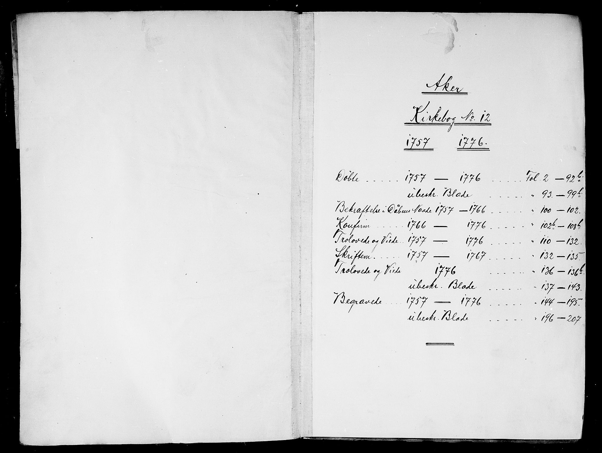 Garnisonsmenigheten Kirkebøker, SAO/A-10846/F/Fa/L0002: Parish register (official) no. 2, 1757-1776