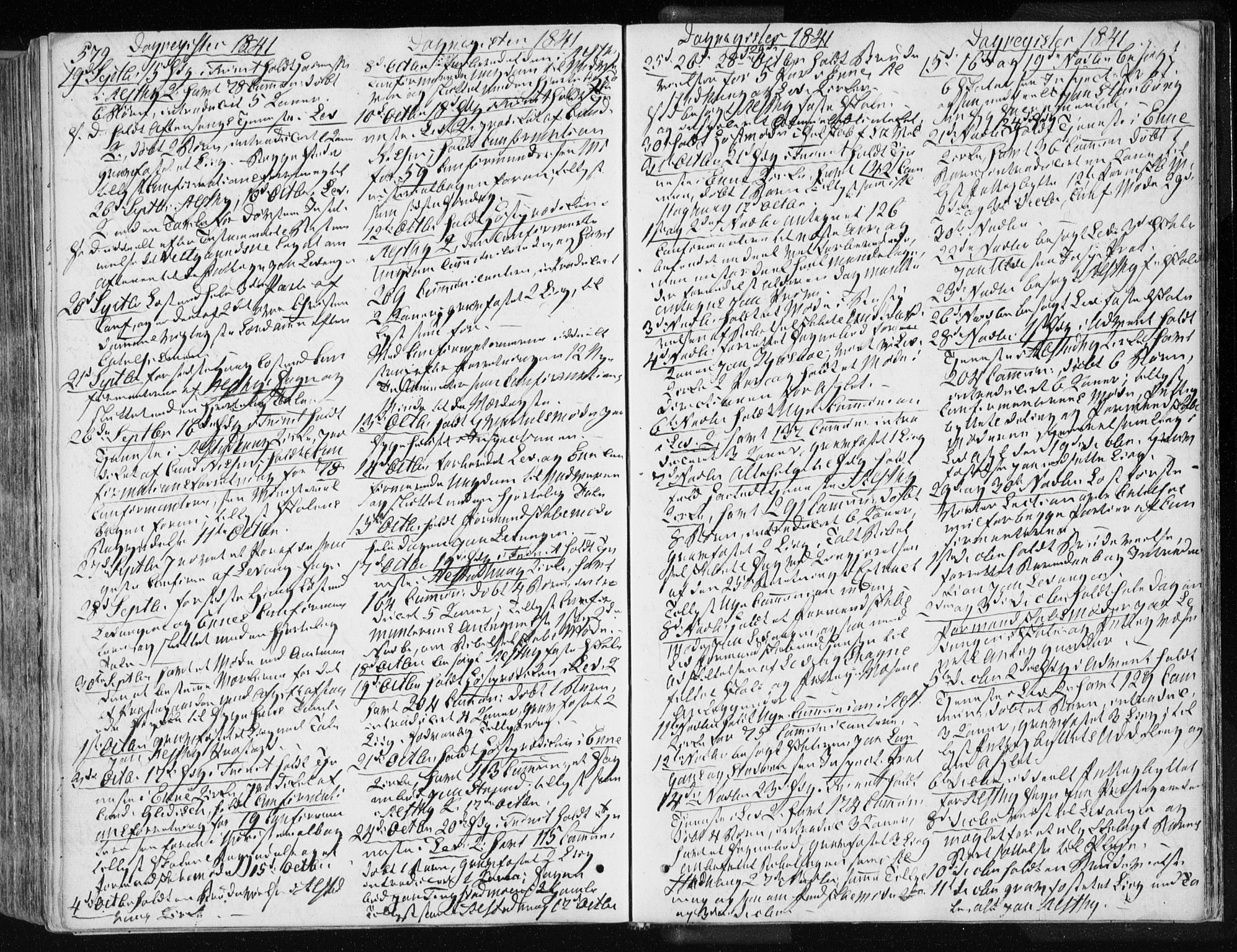 Ministerialprotokoller, klokkerbøker og fødselsregistre - Nord-Trøndelag, SAT/A-1458/717/L0154: Parish register (official) no. 717A06 /1, 1836-1849, p. 579