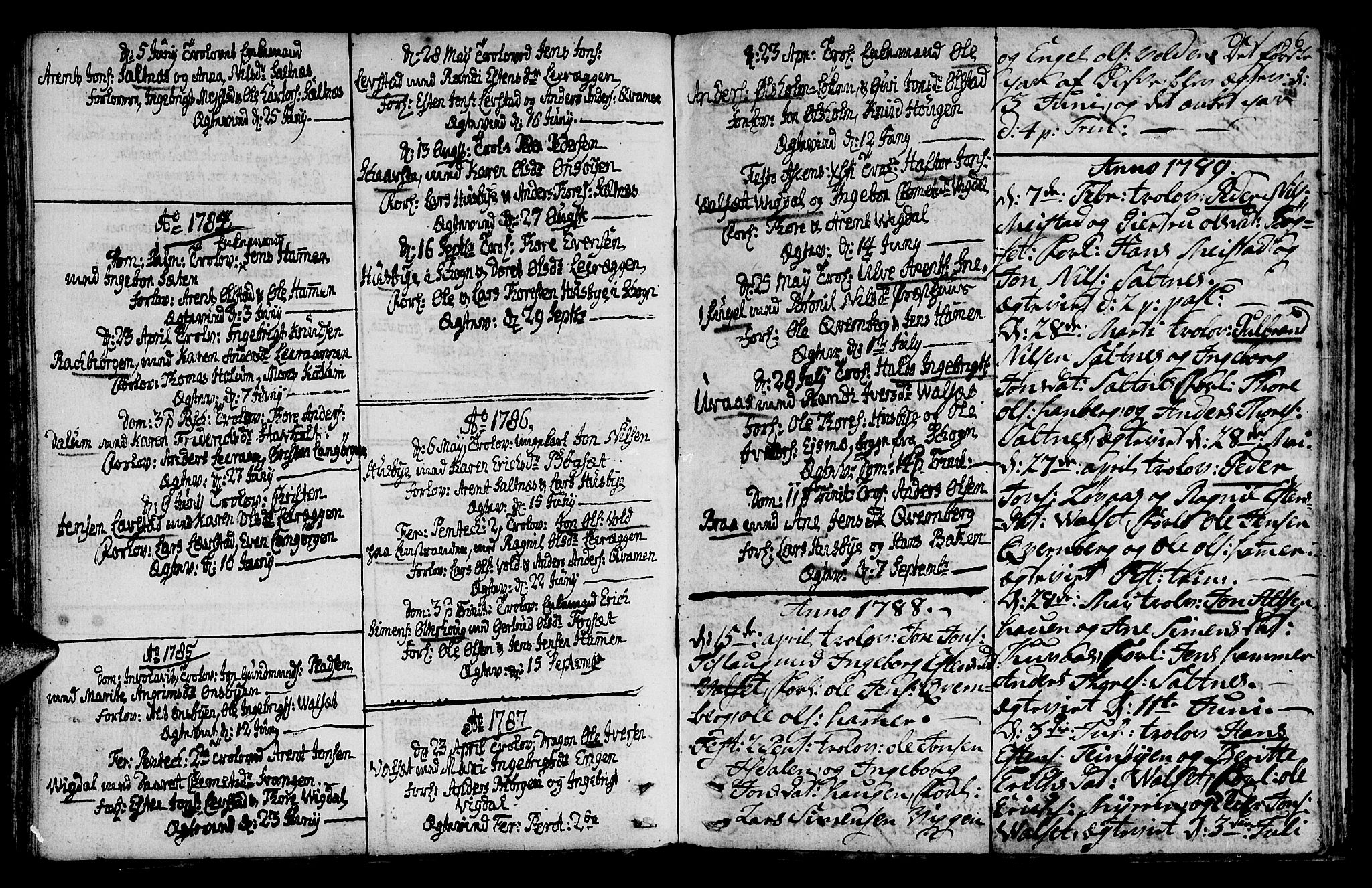 Ministerialprotokoller, klokkerbøker og fødselsregistre - Sør-Trøndelag, SAT/A-1456/666/L0784: Parish register (official) no. 666A02, 1754-1802, p. 96