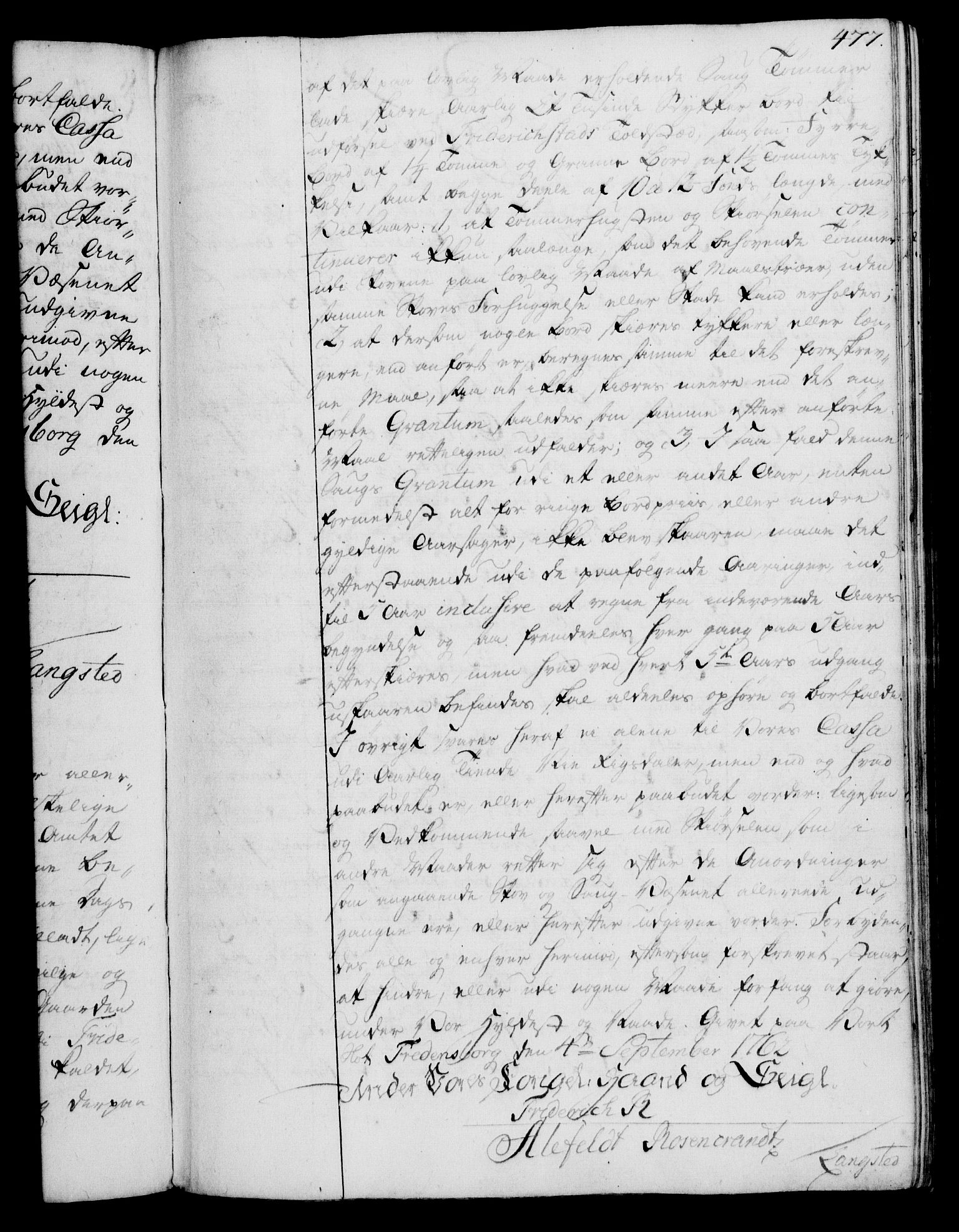 Rentekammeret, Kammerkanselliet, AV/RA-EA-3111/G/Gg/Gga/L0007: Norsk ekspedisjonsprotokoll med register (merket RK 53.7), 1759-1768, p. 477