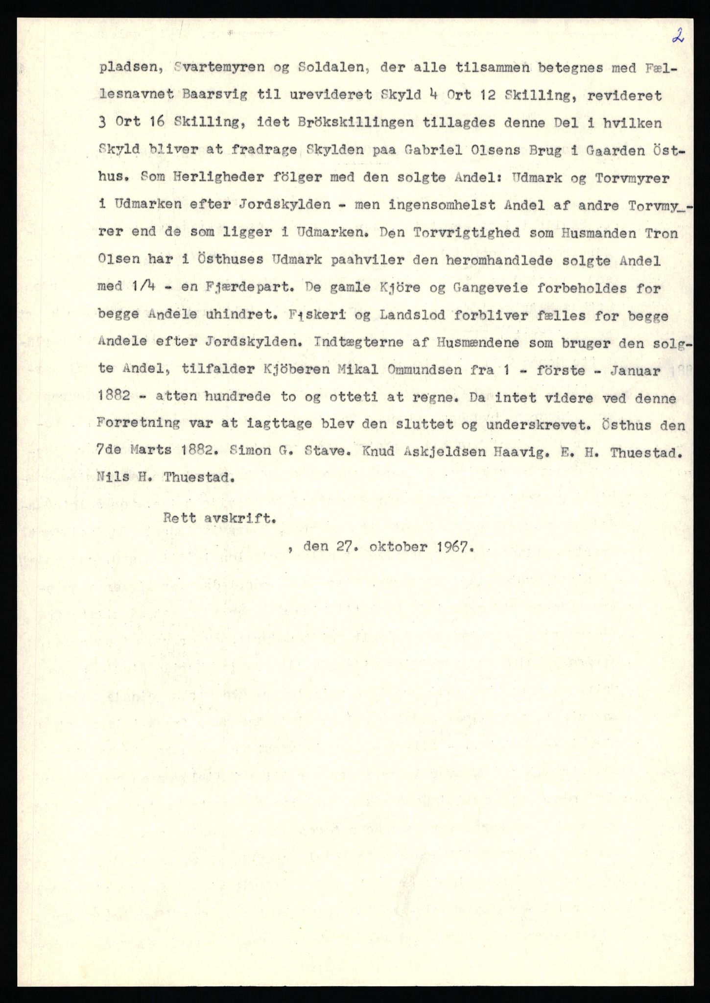 Statsarkivet i Stavanger, AV/SAST-A-101971/03/Y/Yj/L0099: Avskrifter sortert etter gårdsnavn: Østerhus - Åkre, 1750-1930, p. 79