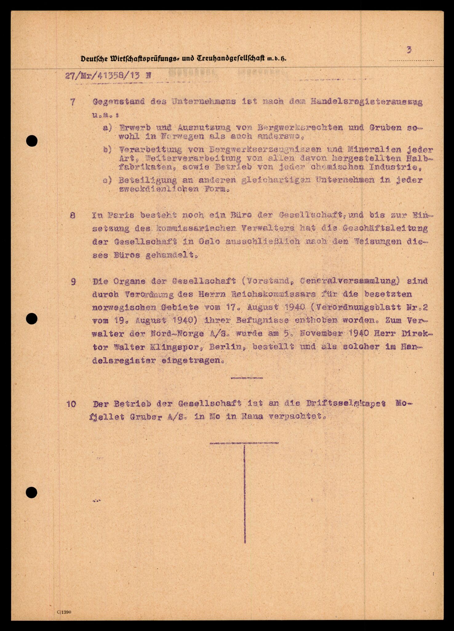 Forsvarets Overkommando. 2 kontor. Arkiv 11.4. Spredte tyske arkivsaker, AV/RA-RAFA-7031/D/Dar/Darc/L0030: Tyske oppgaver over norske industribedrifter, 1940-1943, p. 354