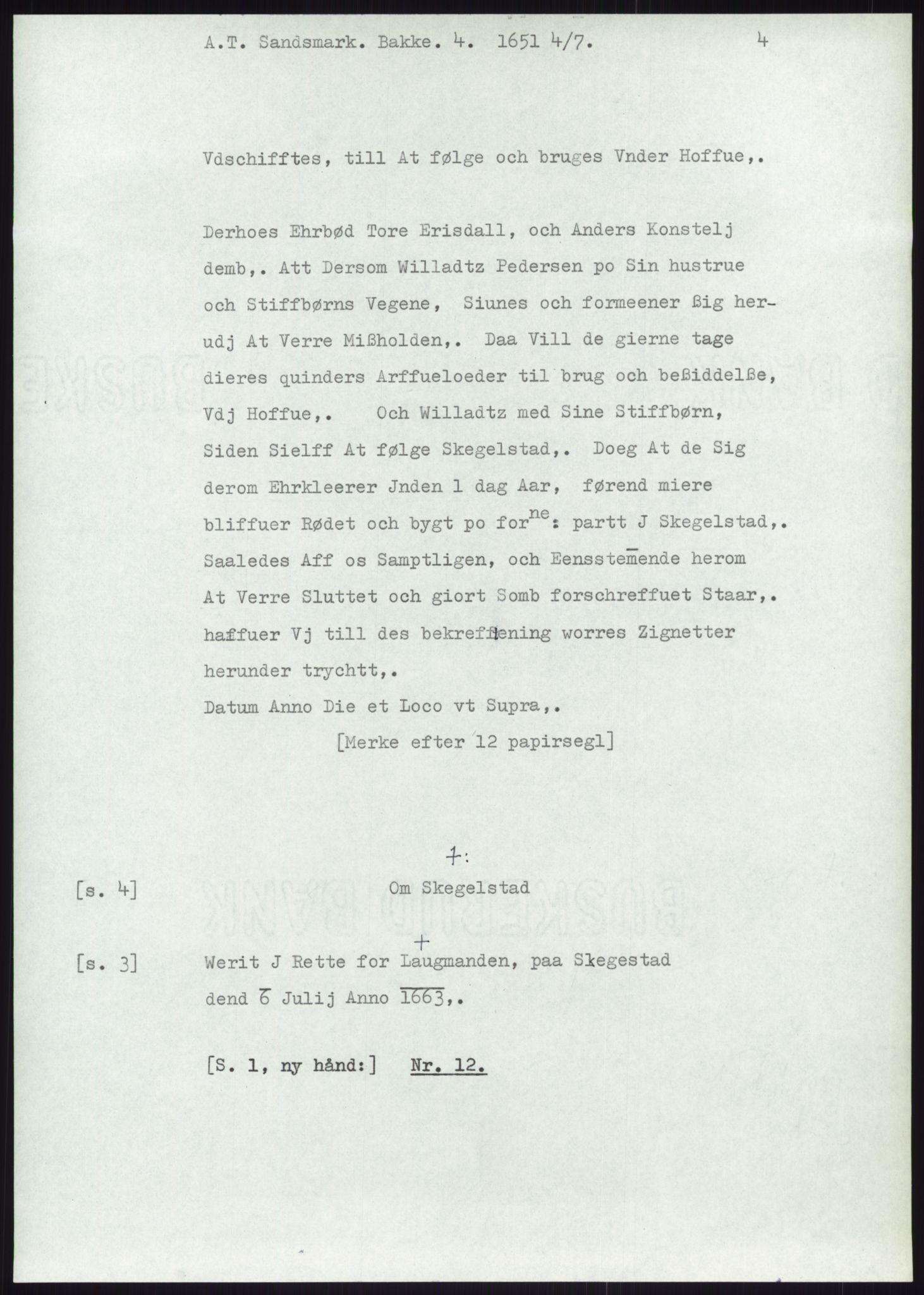 Samlinger til kildeutgivelse, Diplomavskriftsamlingen, RA/EA-4053/H/Ha, p. 2687