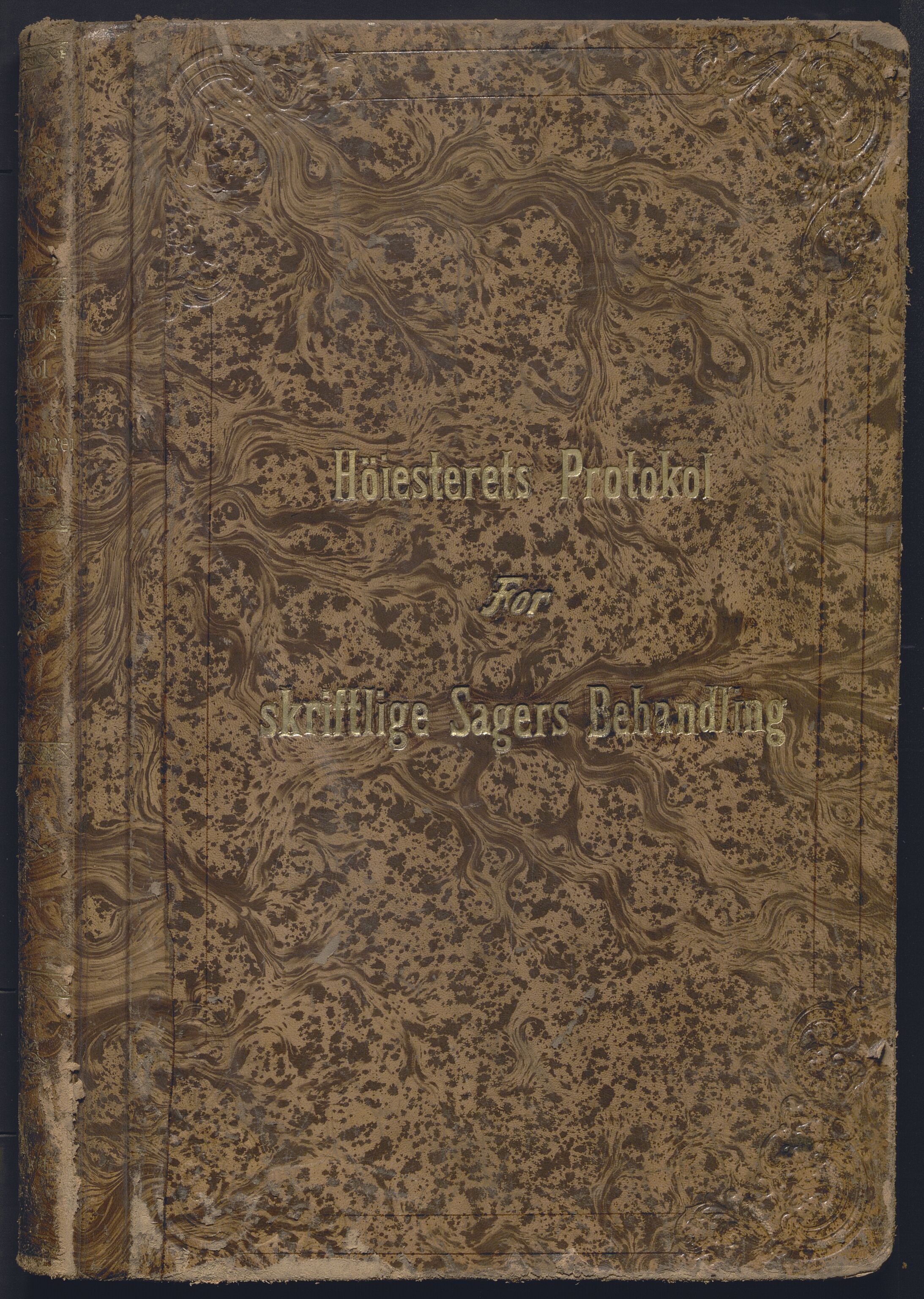 Høyesterett, AV/RA-S-1002/E/Ef/L0022: Protokoll over saker som gikk til skriftlig behandling, 1907-1910