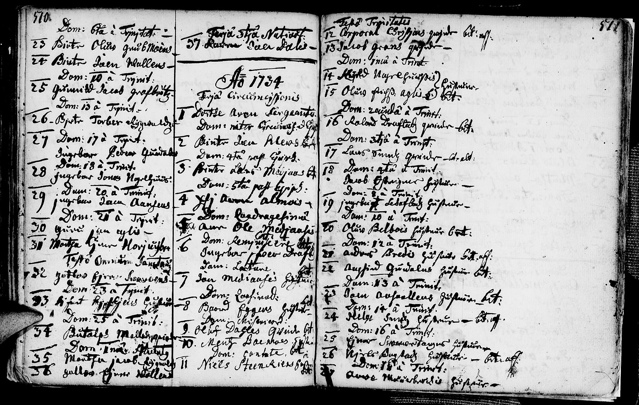 Ministerialprotokoller, klokkerbøker og fødselsregistre - Nord-Trøndelag, SAT/A-1458/749/L0467: Parish register (official) no. 749A01, 1733-1787, p. 510-511