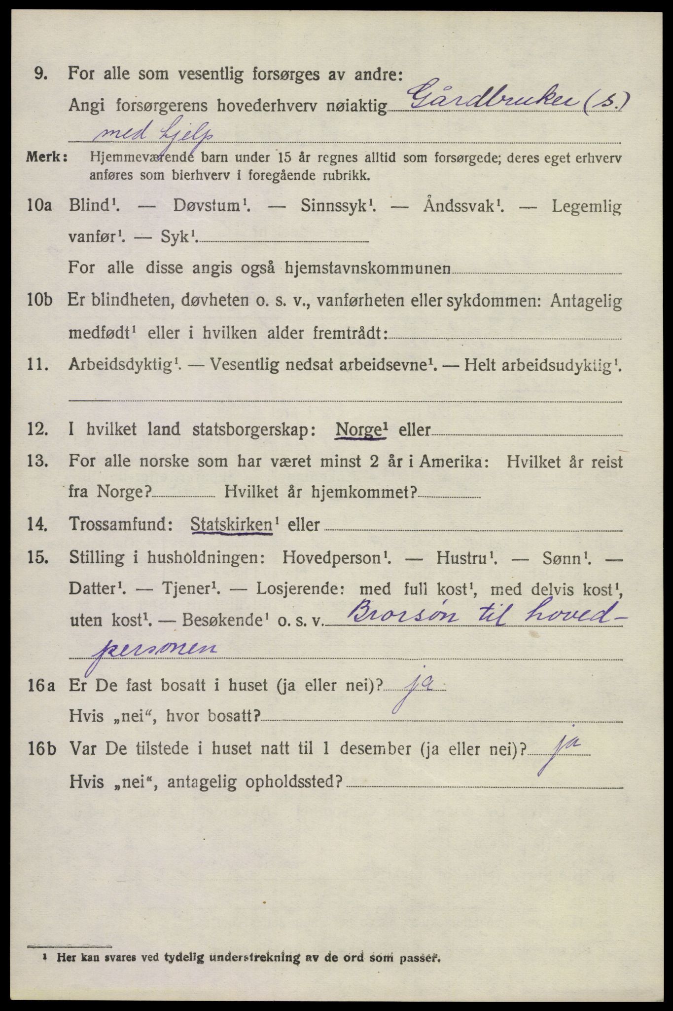 SAKO, 1920 census for Lardal, 1920, p. 2128