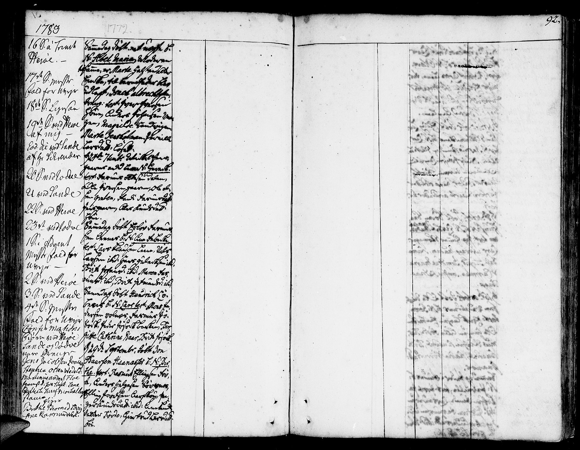 Ministerialprotokoller, klokkerbøker og fødselsregistre - Møre og Romsdal, AV/SAT-A-1454/507/L0067: Parish register (official) no. 507A02, 1767-1788, p. 92