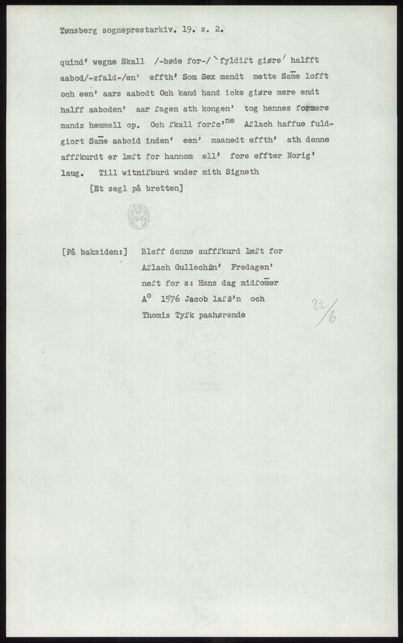 Samlinger til kildeutgivelse, Diplomavskriftsamlingen, AV/RA-EA-4053/H/Ha, p. 1030