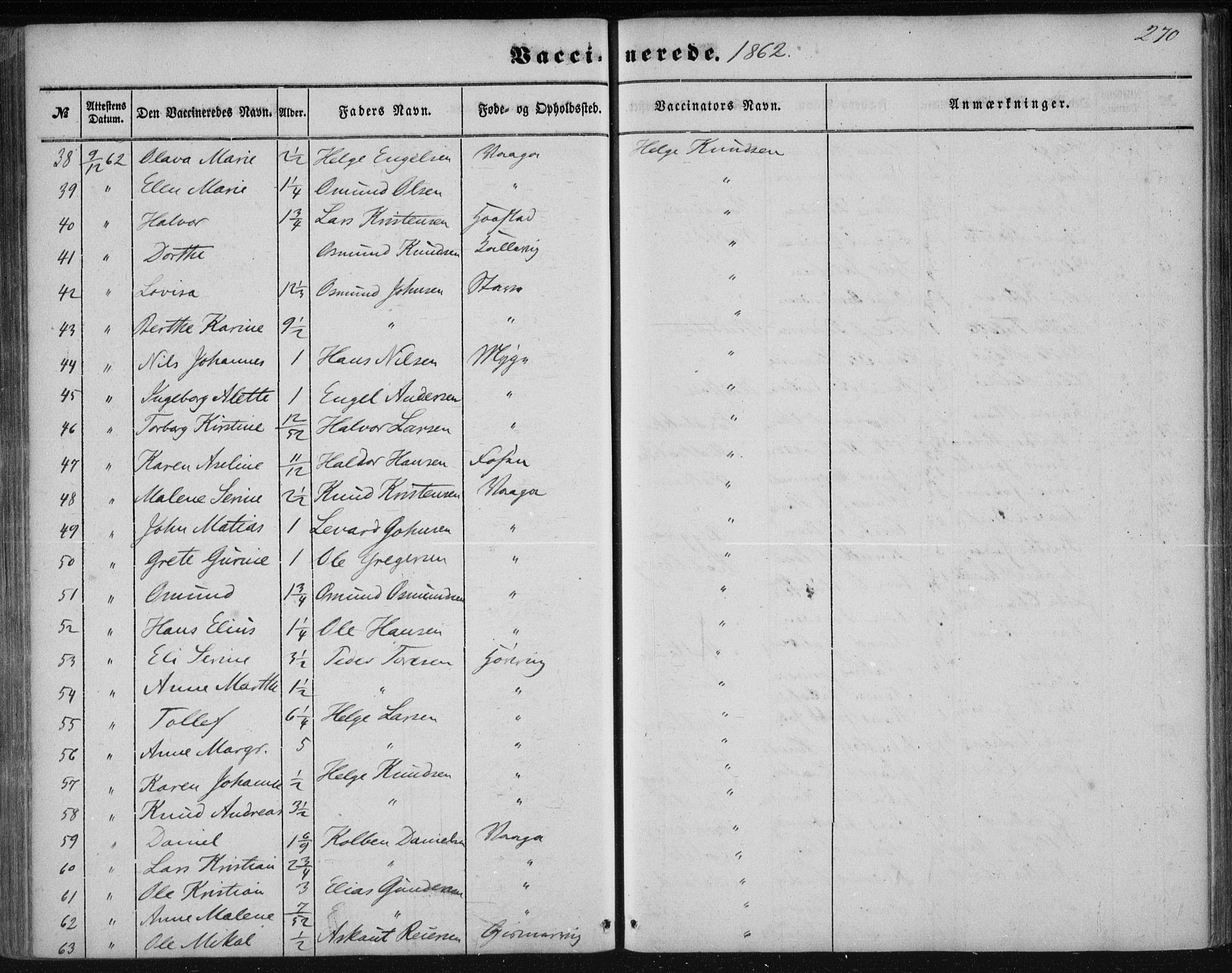 Avaldsnes sokneprestkontor, AV/SAST-A -101851/H/Ha/Haa/L0009: Parish register (official) no. A 9, 1853-1865, p. 270