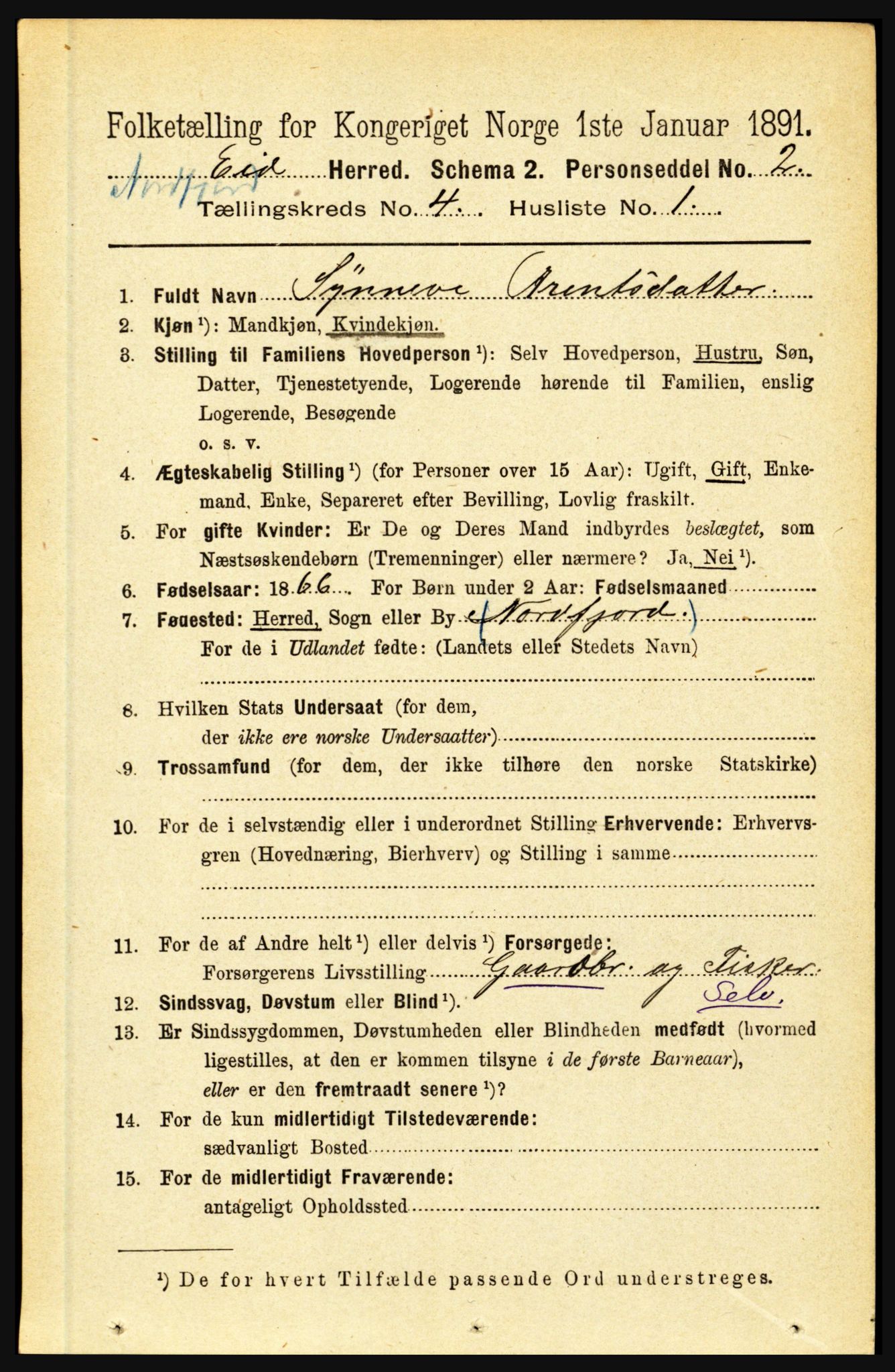 RA, 1891 census for 1443 Eid, 1891, p. 876