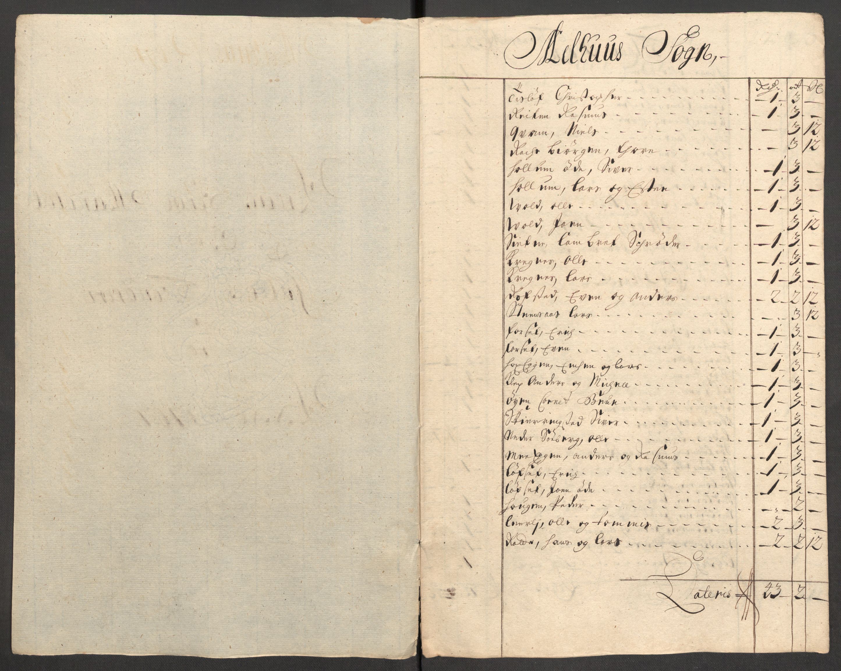 Rentekammeret inntil 1814, Reviderte regnskaper, Fogderegnskap, RA/EA-4092/R60/L3957: Fogderegnskap Orkdal og Gauldal, 1707, p. 311