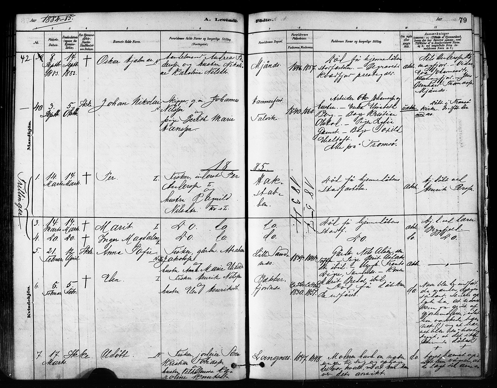 Talvik sokneprestkontor, SATØ/S-1337/H/Ha/L0012kirke: Parish register (official) no. 12, 1878-1886, p. 79