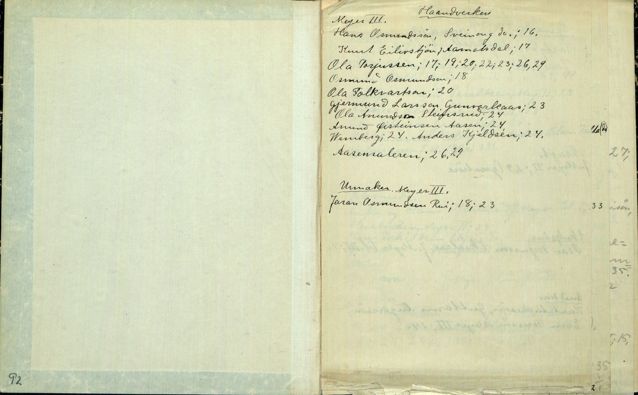 Rikard Berge, TEMU/TGM-A-1003/H/L0092: 92: Johan Meyer. Fortids kunst i Norges bygder., 1912