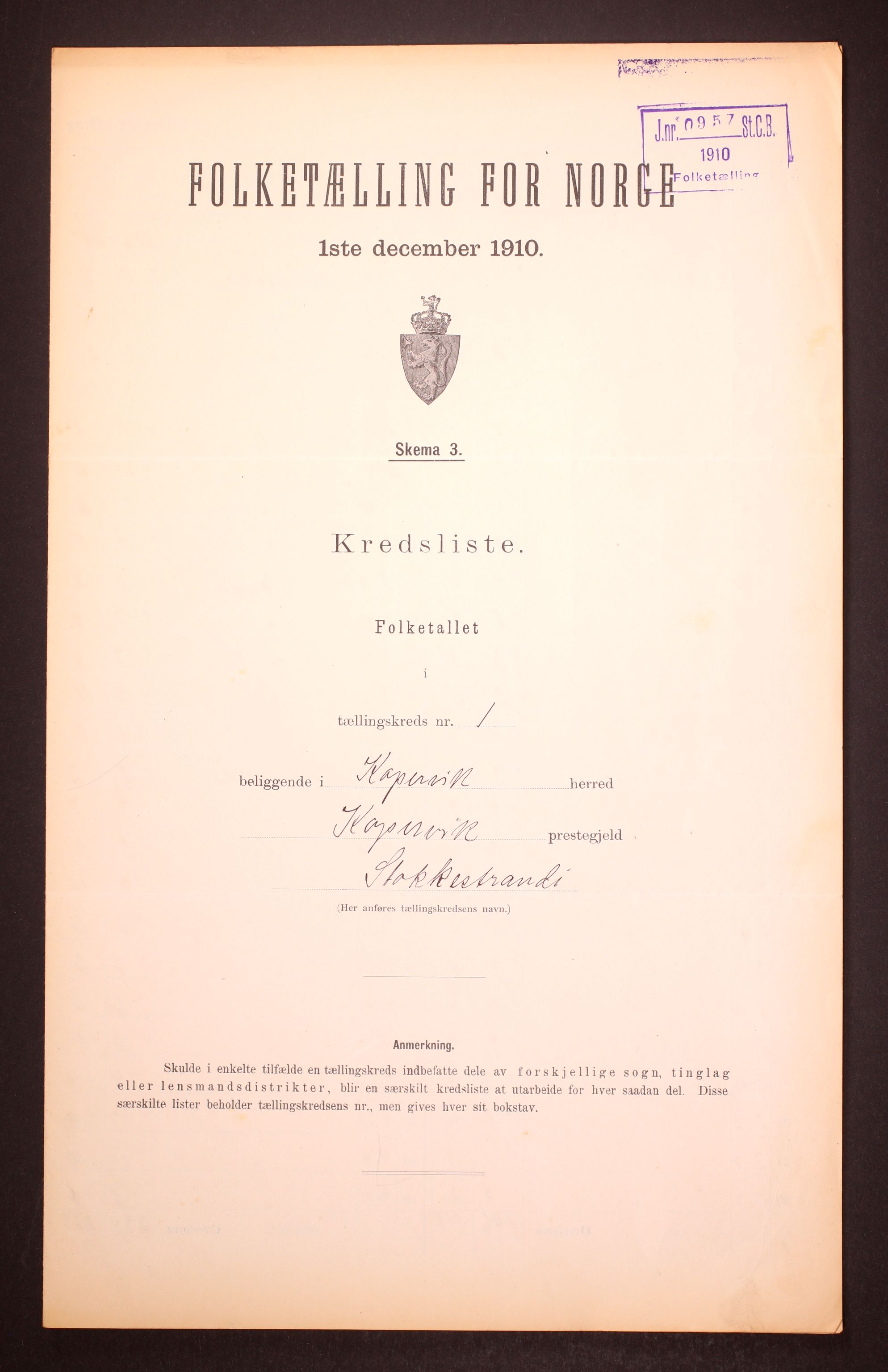 RA, 1910 census for Kopervik, 1910, p. 4