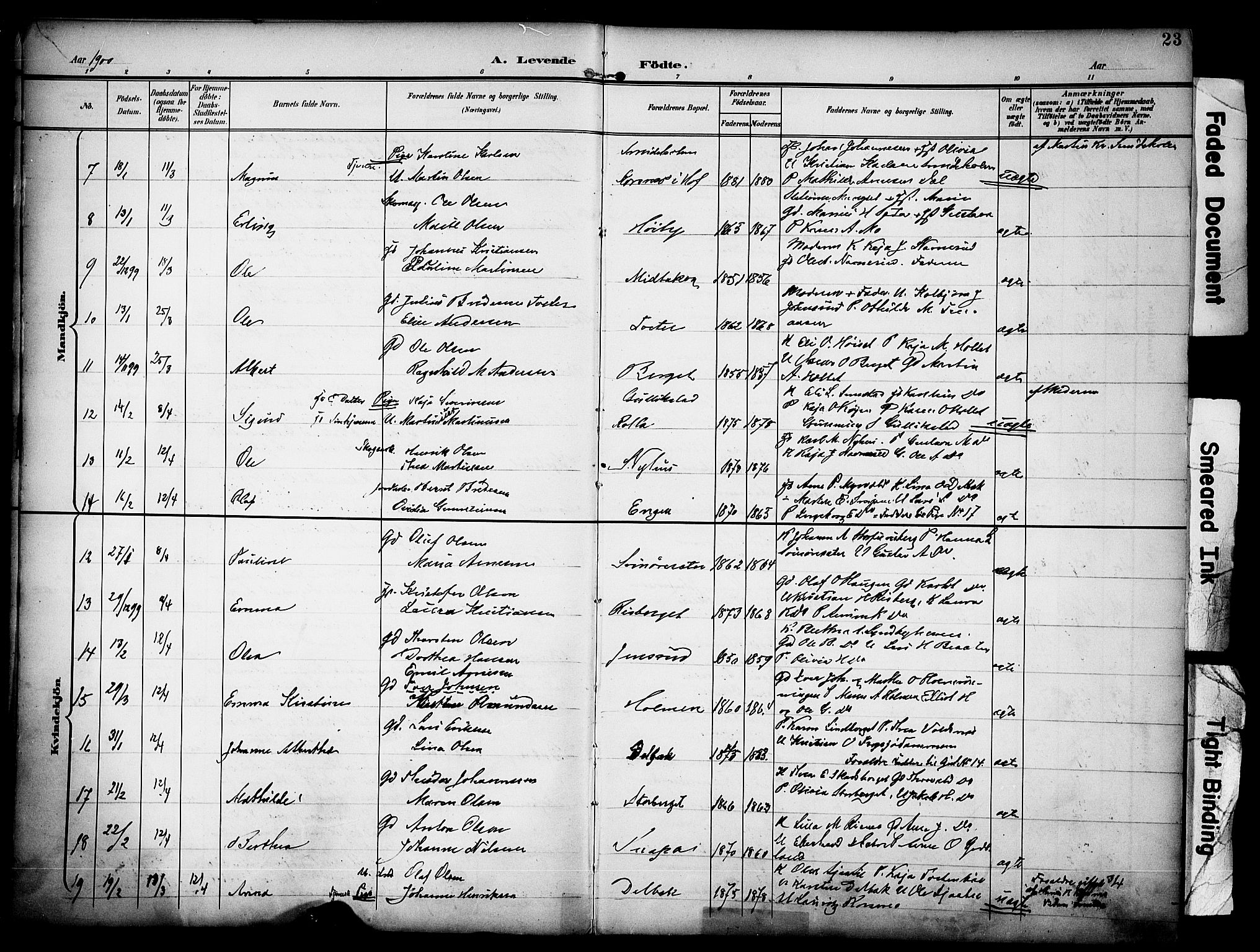 Grue prestekontor, AV/SAH-PREST-036/H/Ha/Haa/L0013: Parish register (official) no. 13, 1898-1910, p. 23