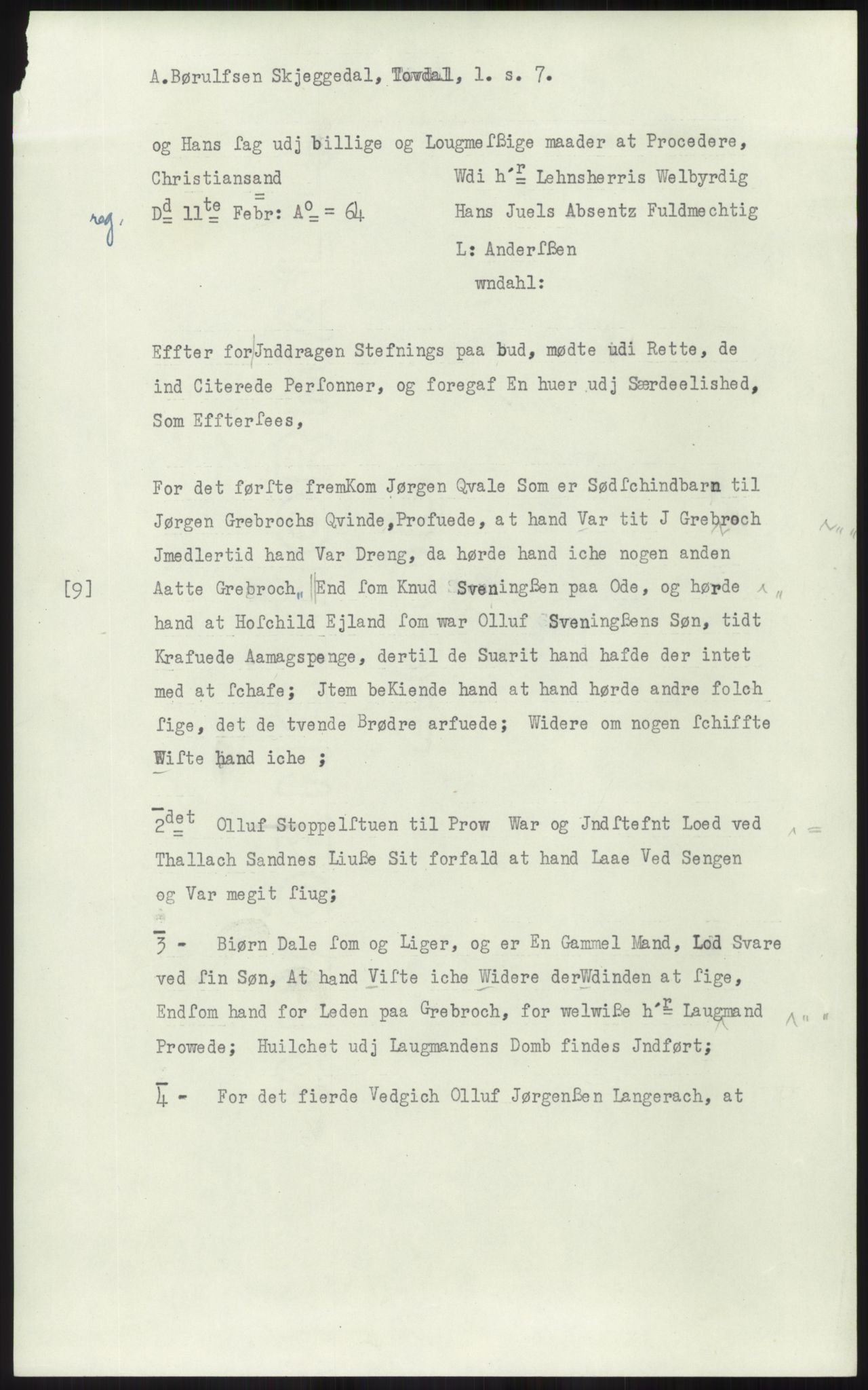 Samlinger til kildeutgivelse, Diplomavskriftsamlingen, AV/RA-EA-4053/H/Ha, p. 2029