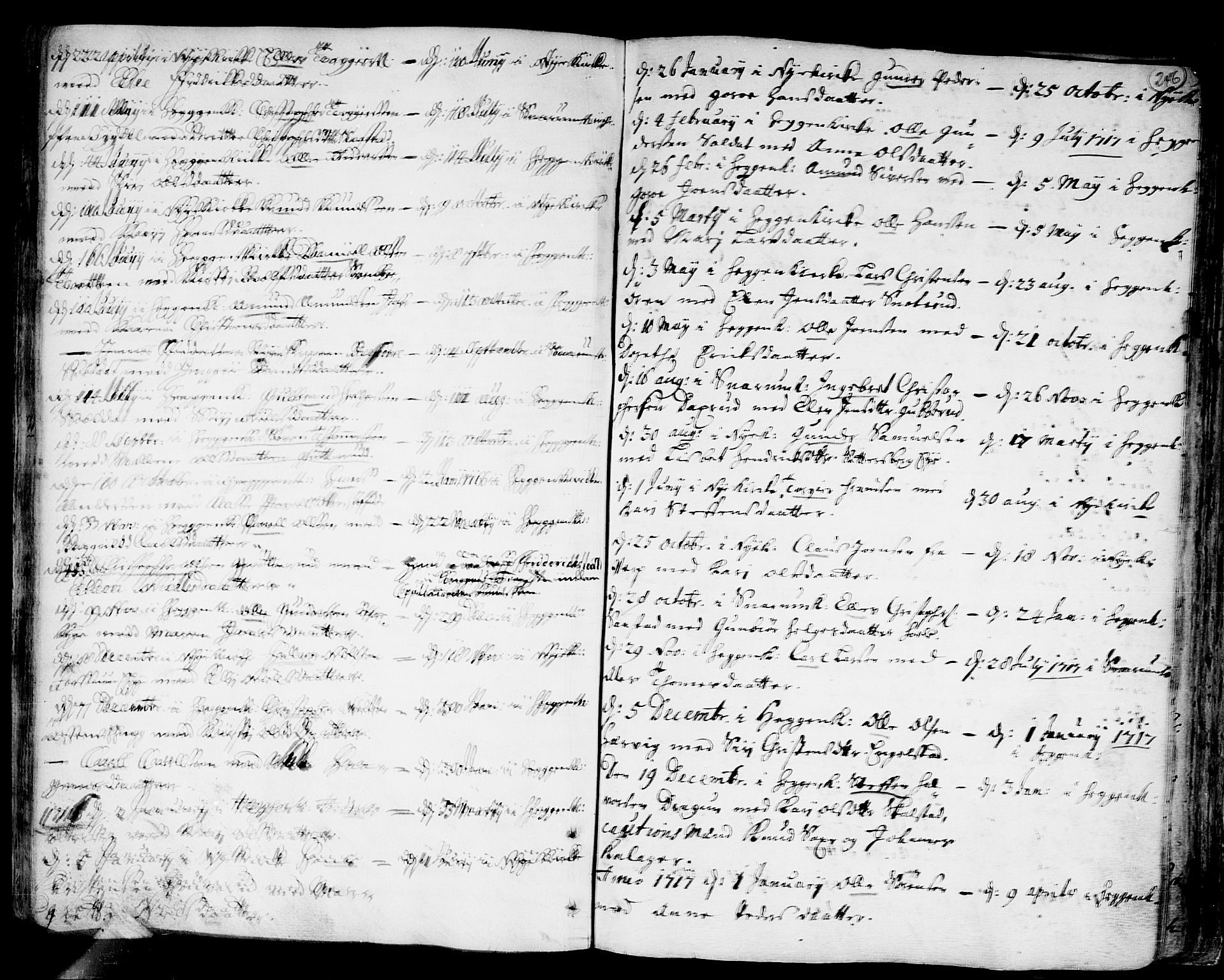 Modum kirkebøker, AV/SAKO-A-234/F/Fa/L0001: Parish register (official) no. 1, 1712-1740, p. 246