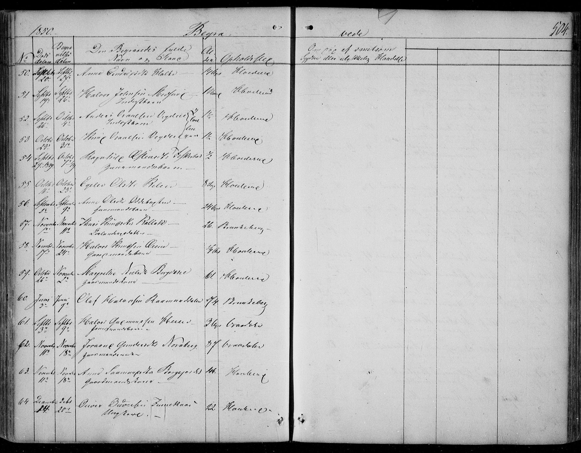 Kviteseid kirkebøker, SAKO/A-276/F/Fa/L0006: Parish register (official) no. I 6, 1836-1858, p. 504